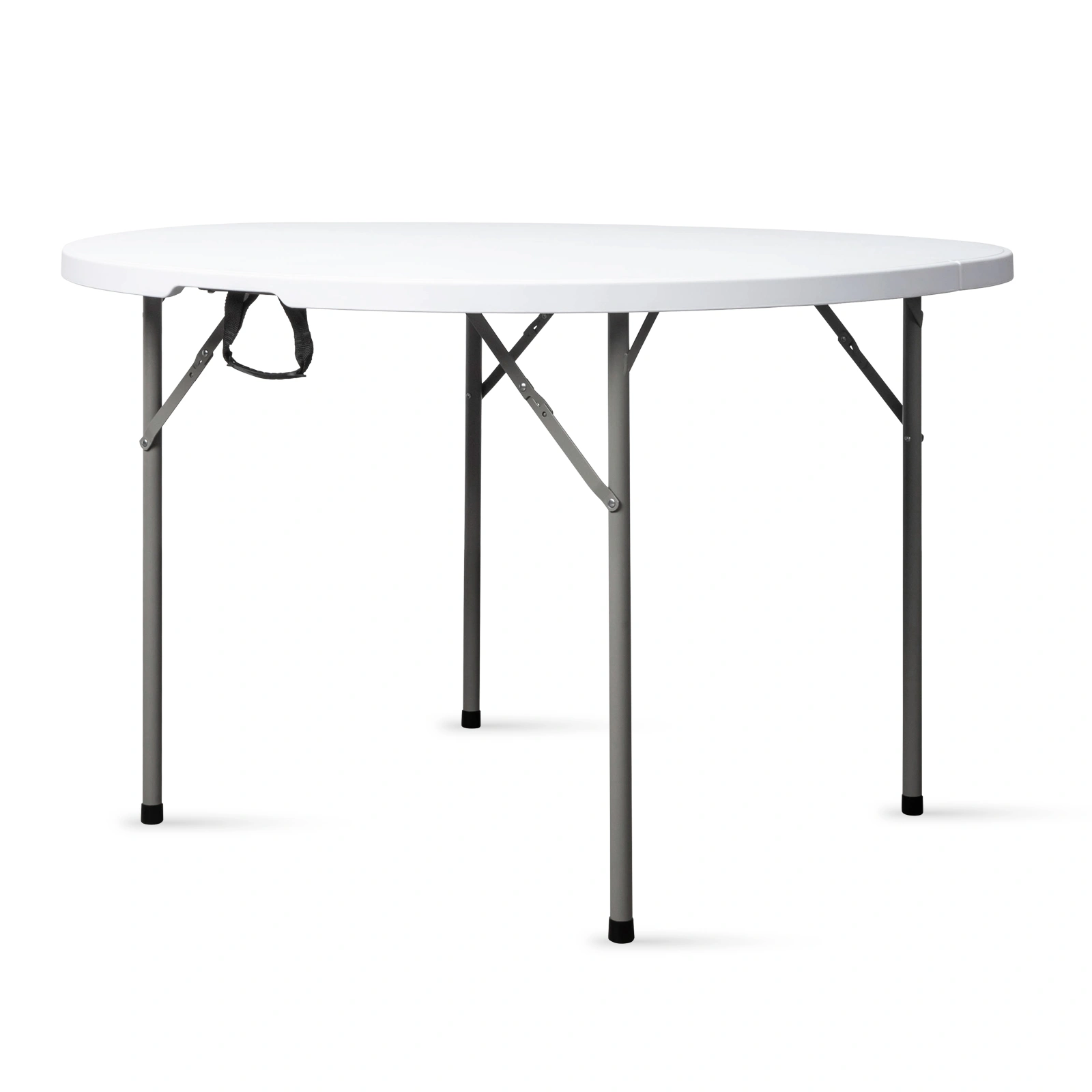 48inch Round Folding Table Outdoor Folding Utility Table White view 2