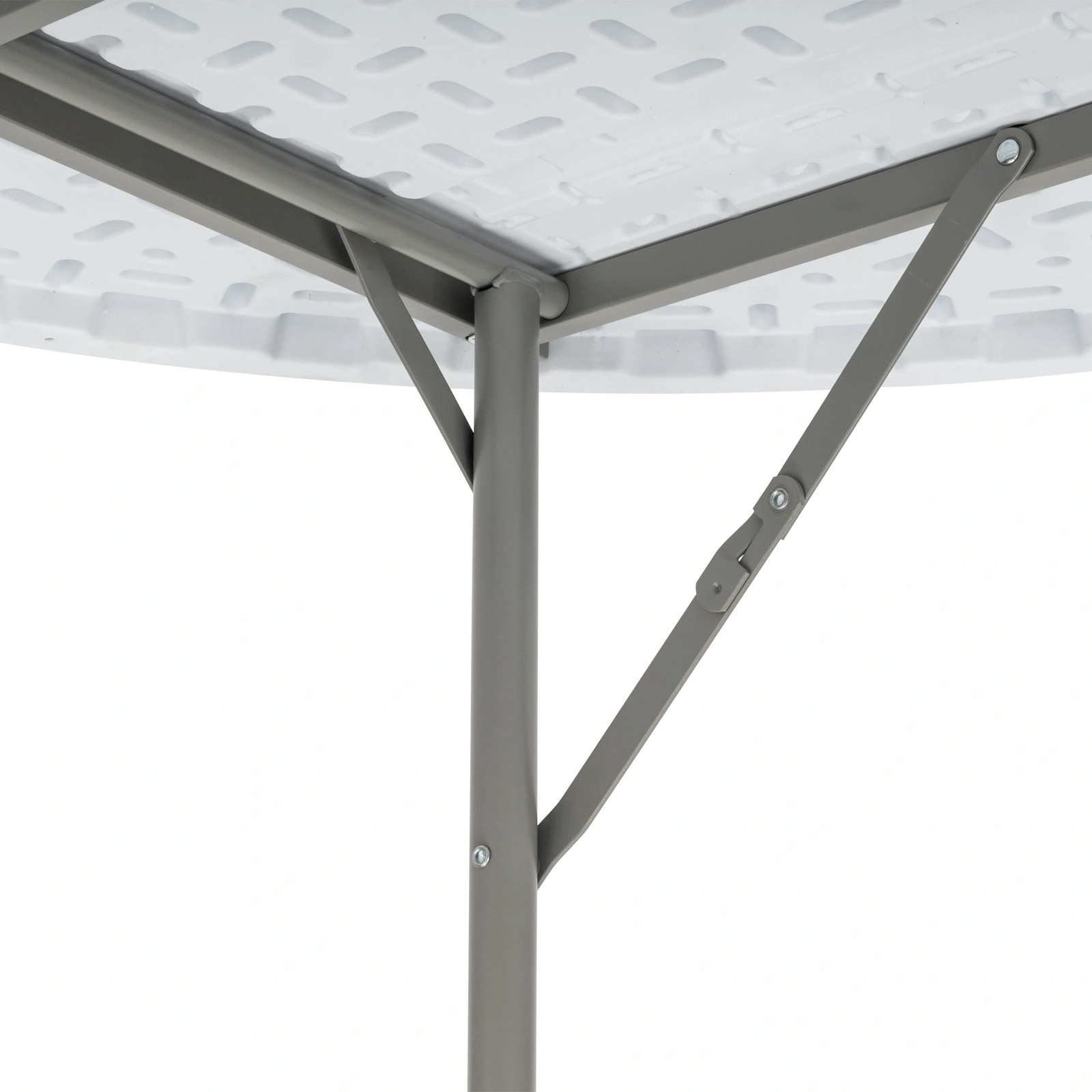 48inch Round Folding Table Outdoor Folding Utility Table White view 22