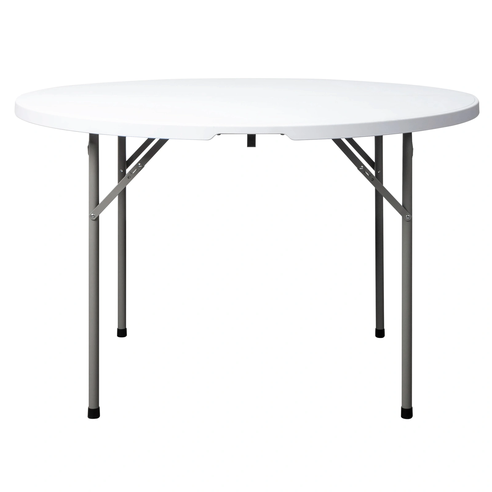 48inch Round Folding Table Outdoor Folding Utility Table White view 3