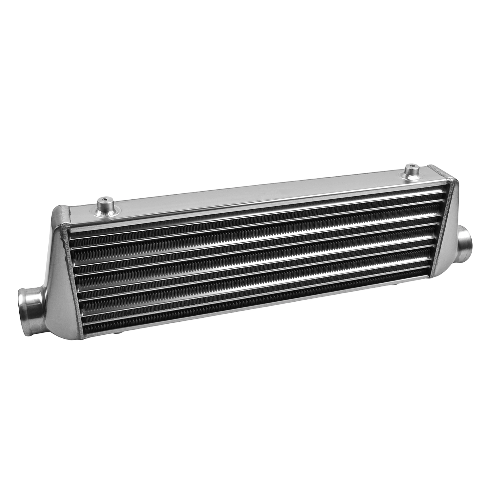 FIT for Universal Turbo Front Mount Aluminum Intercooler 27''x7''x2.5'' 2.5" In/Outlet view 2