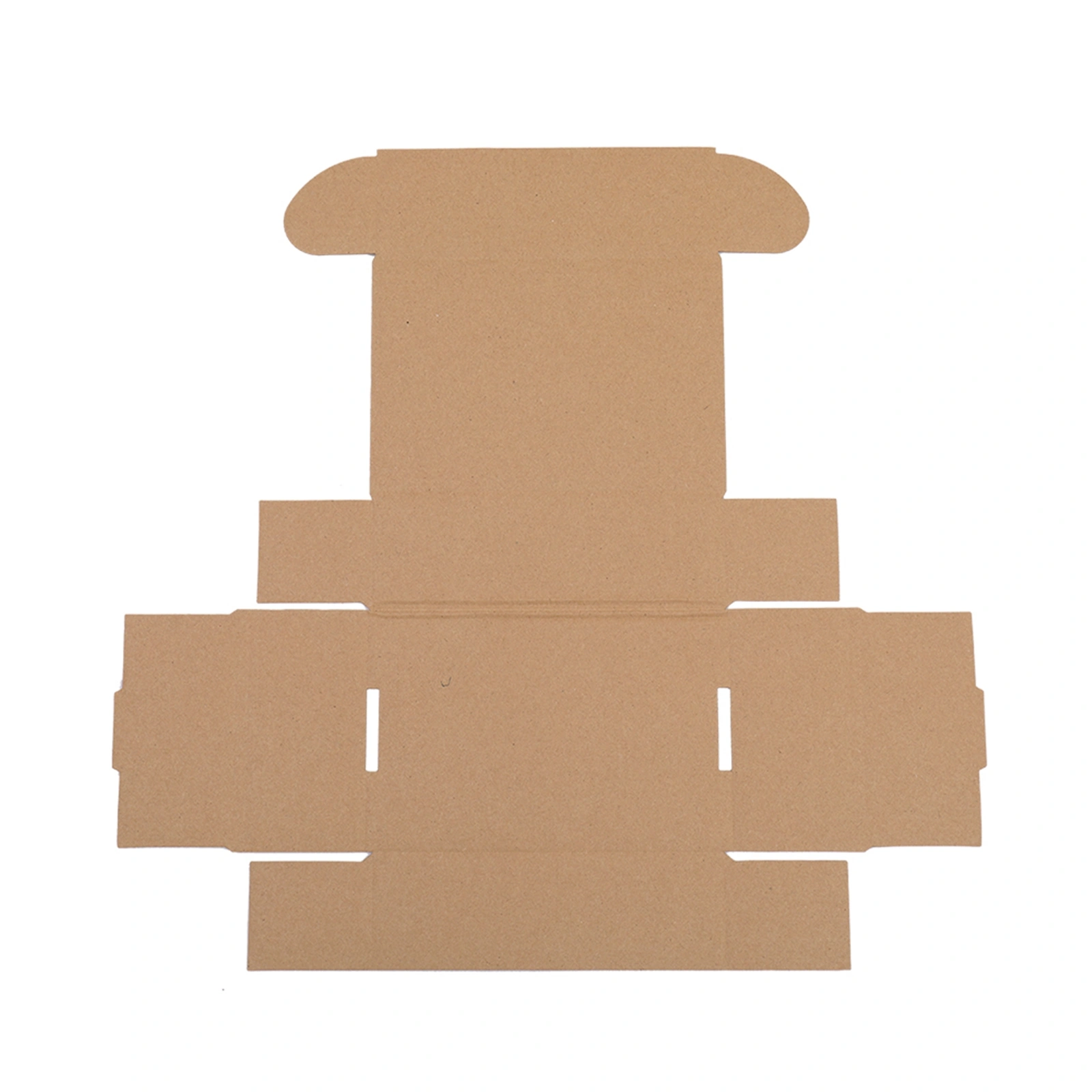 50 Corrugated Paper Boxes 6x4x2 "(15.2 * 10 * 5cm) White Outside and Yellow Inside view 2