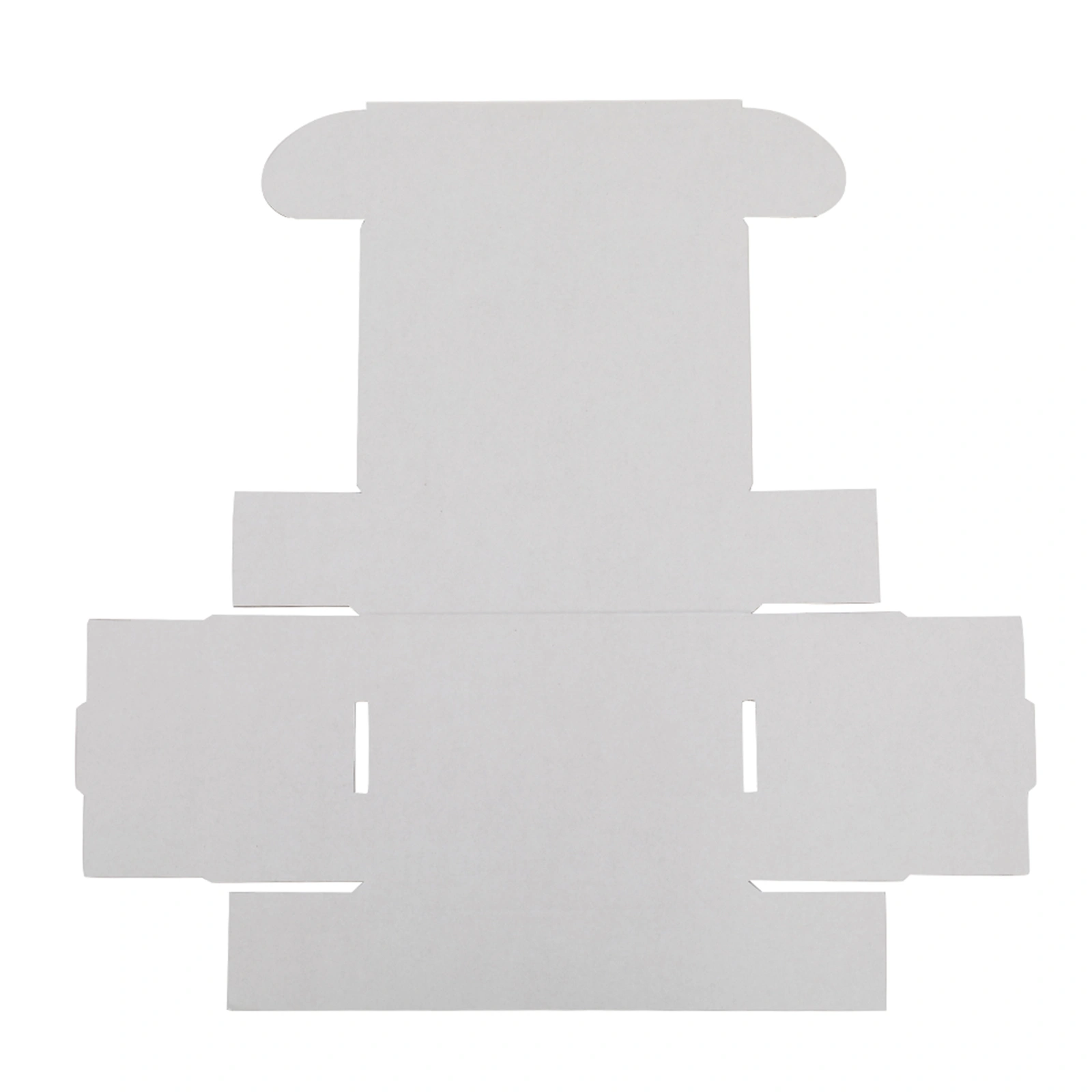 50 Corrugated Paper Boxes 6x4x2 "(15.2 * 10 * 5cm) White Outside and Yellow Inside view 3