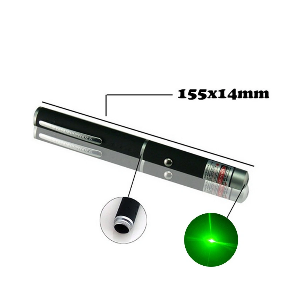 5PCS Laser Pointer Pen 532nm Green Beam 1mW Compact Keychain for Presentation view 3