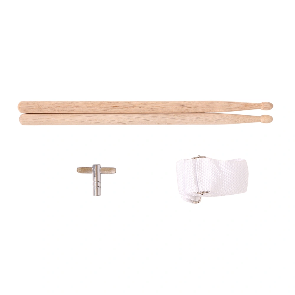 10 x 6" Snare Drum Poplar Wood Drum Percussion Set Wood Color view 4