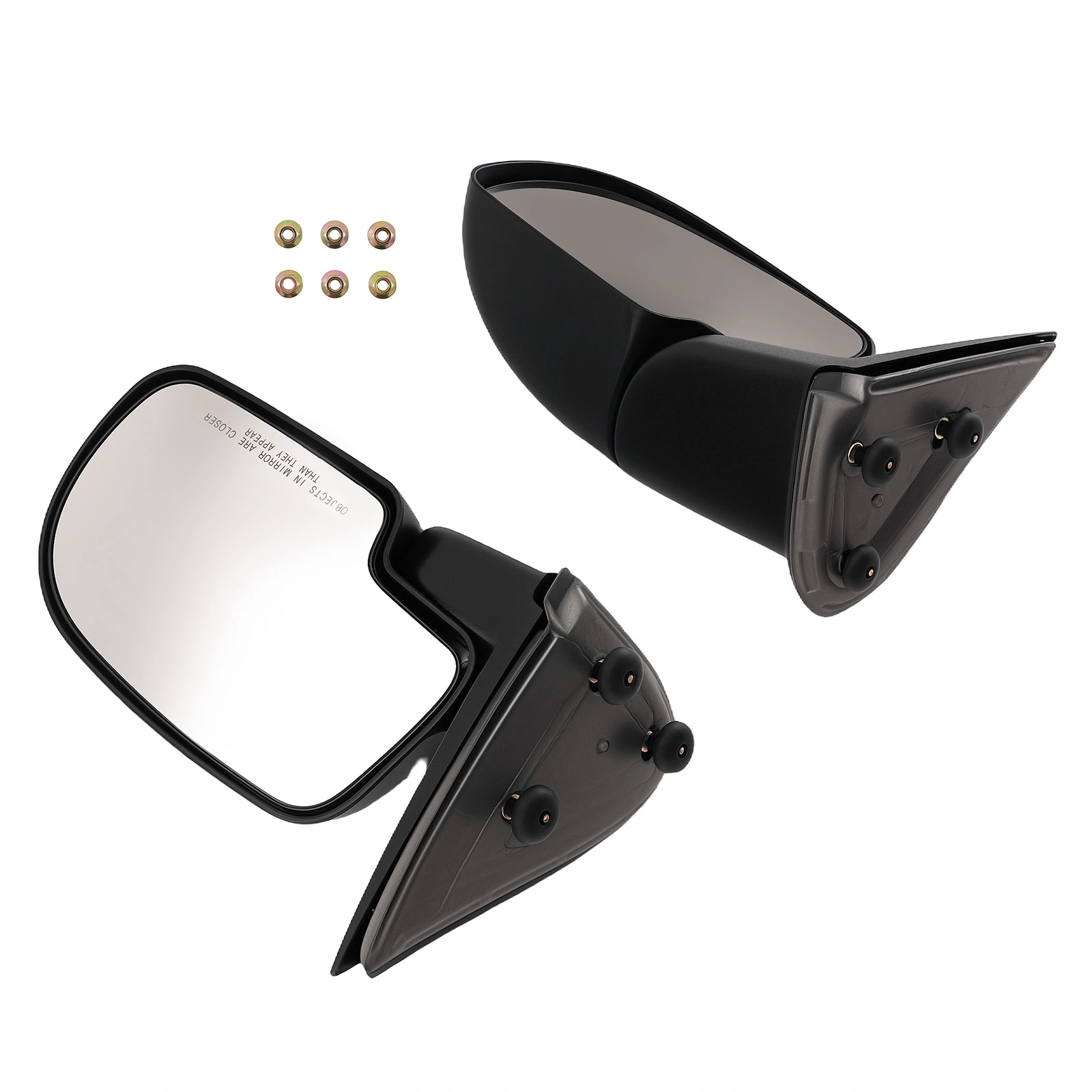 Black Side Mirrors fit for Chevrolet Silverado GMC Sierra 1500 2500 99-07 15037957 view 6