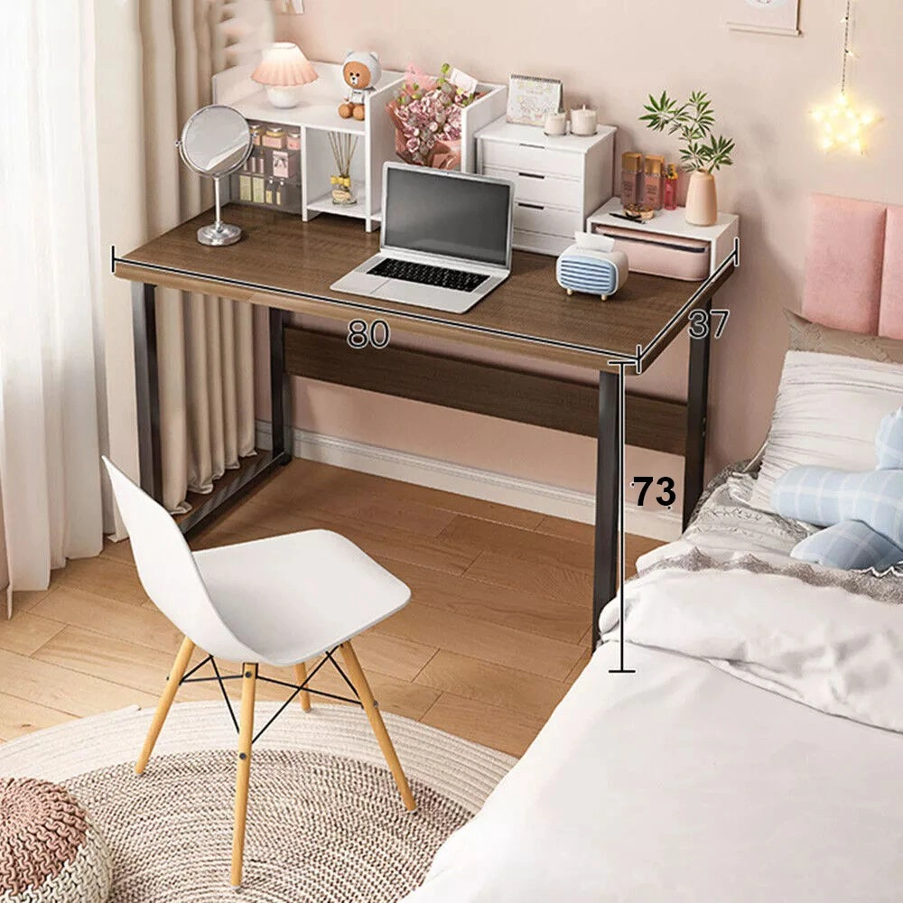Computer Desk Laptop Study Table, Home Office Workstation Desk, Modern PC Writing Desk with Storage Space view 11