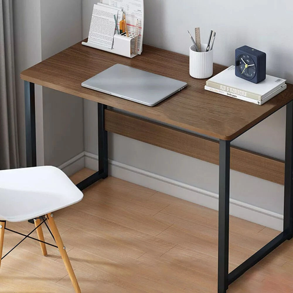 Computer Desk Laptop Study Table, Home Office Workstation Desk, Modern PC Writing Desk with Storage Space view 2