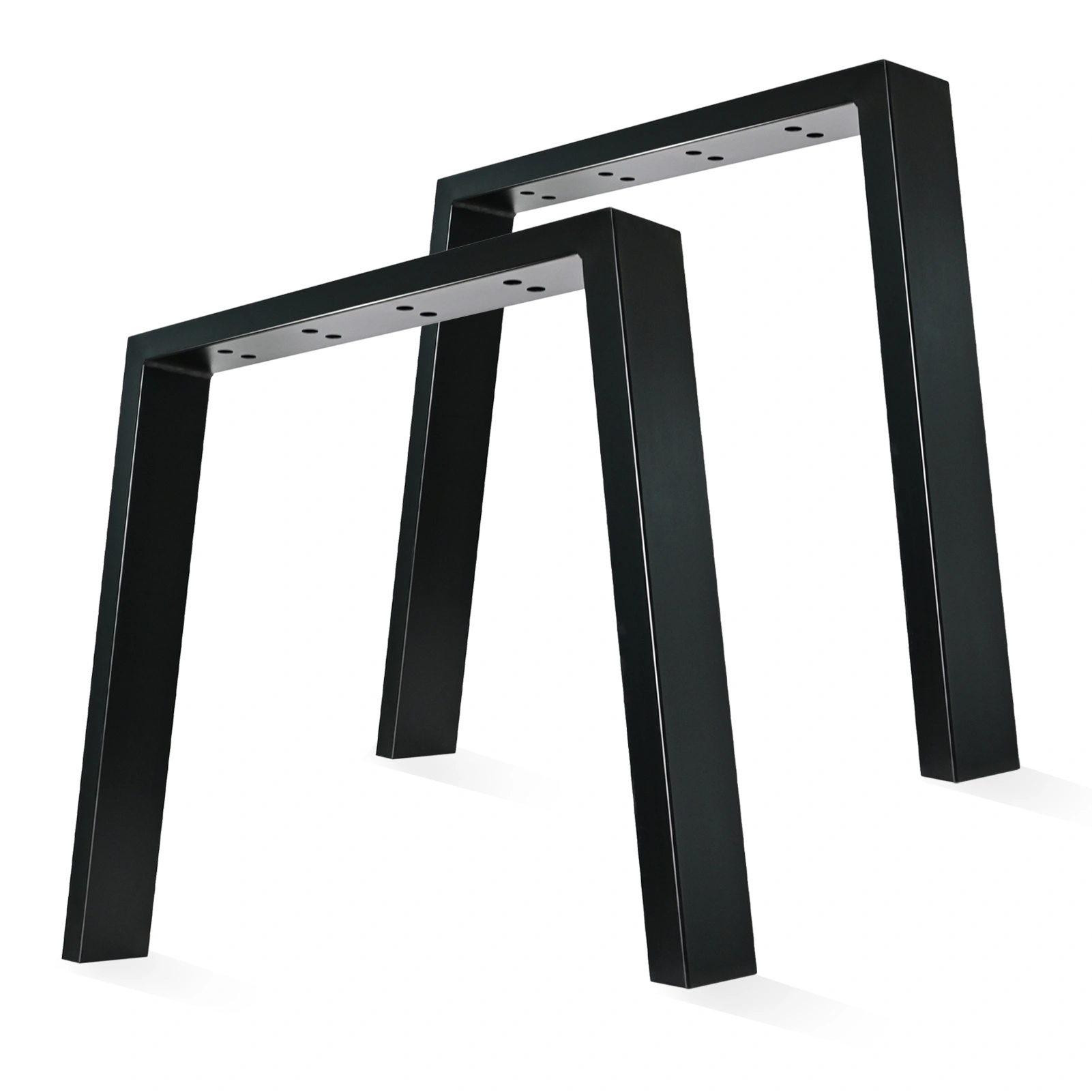 Metal Table Legs 71cm U Shape Table Frame DIY, Metal Furniture Legs for Dining Conference Coffee Table, Two-Piece