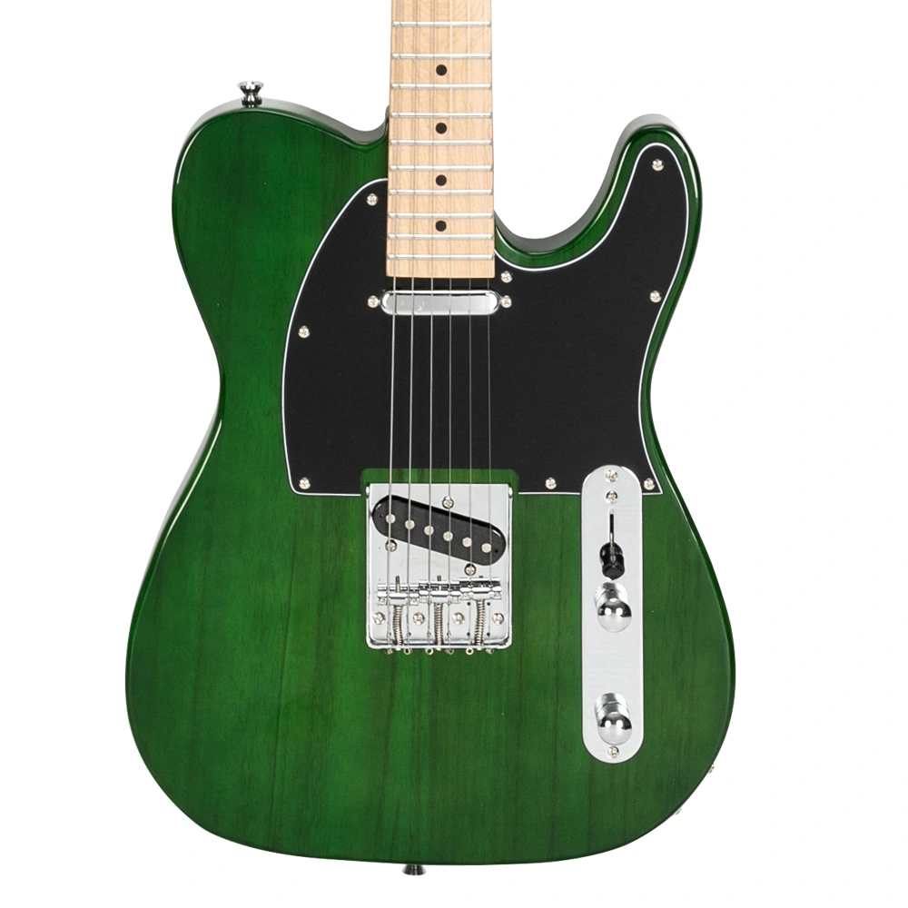 GTL Maple Fingerboard Electric Guitar (Green) Bag Strap Paddle Cable Wrench Tool view 9
