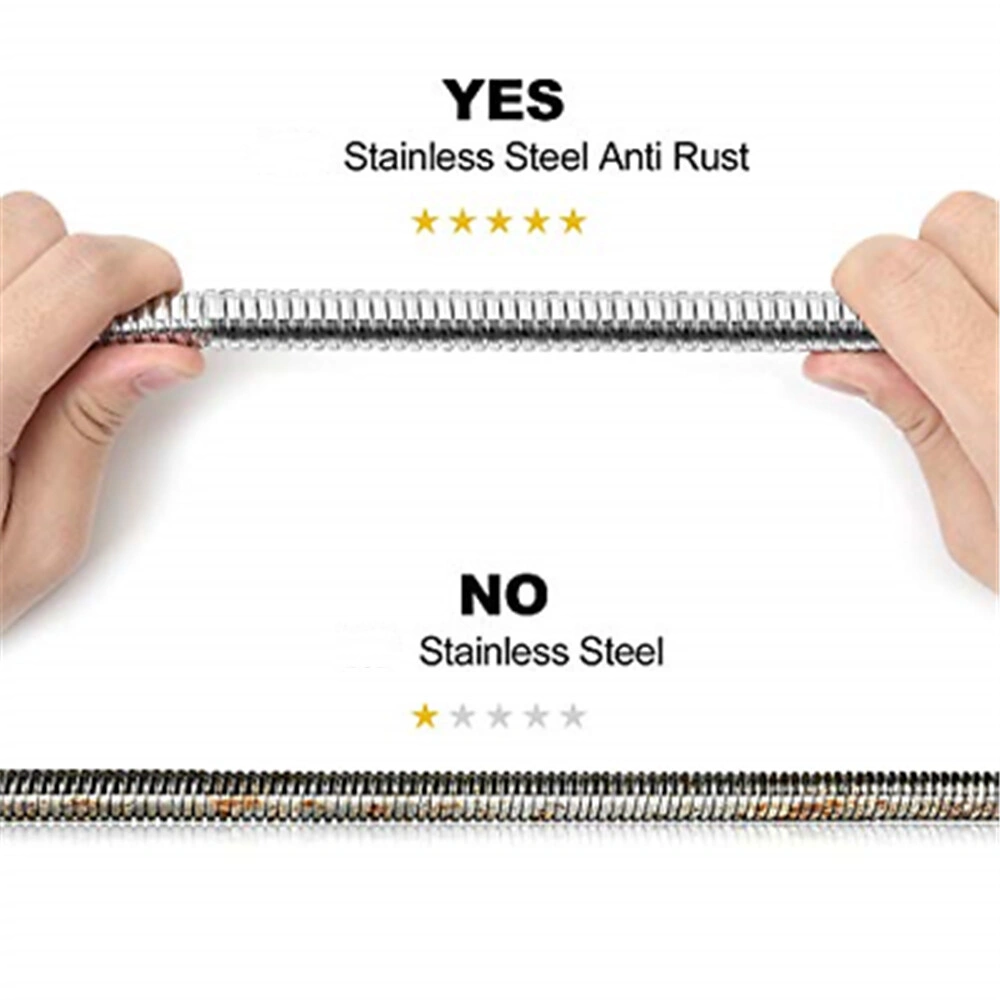 Handheld Shower Hose 3m/118" Flexible Tube Replacement for Bathroom Showerhead Not Included view 3