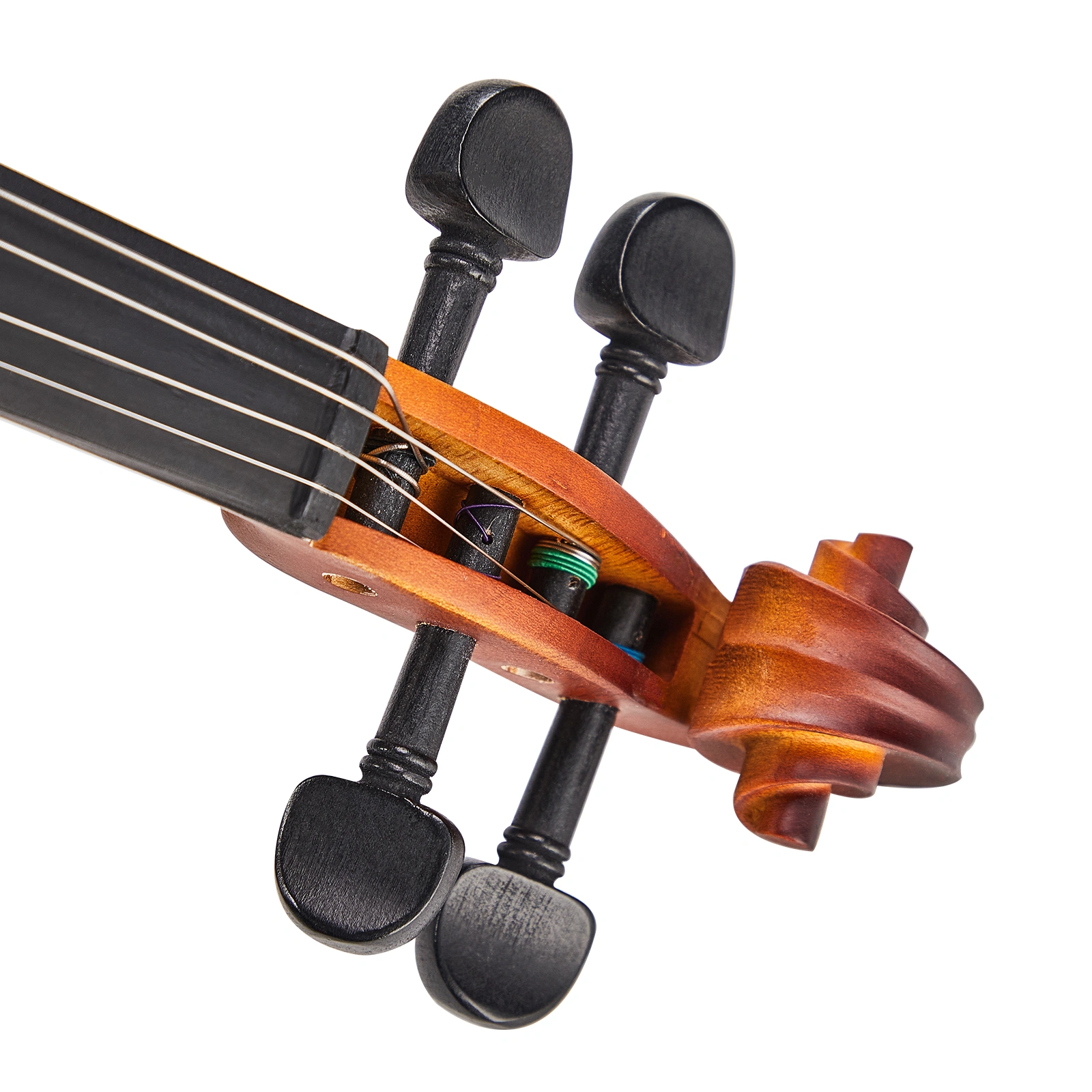 Brand new 4/4 acoustic violin set (includes case, bow, rosin, tuner, shoulder rest, strings, and tone marks) view 10