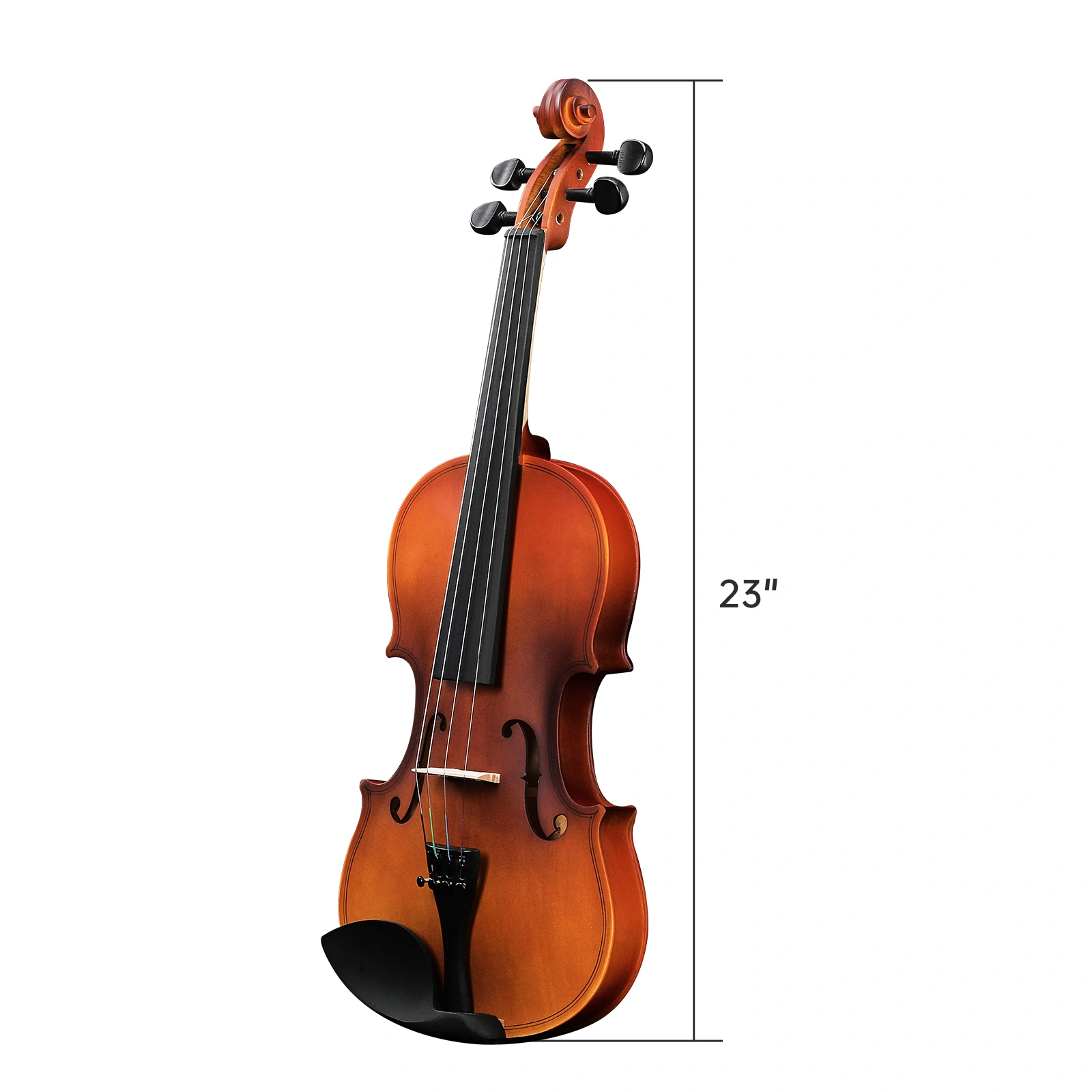 Brand new 4/4 acoustic violin set (includes case, bow, rosin, tuner, shoulder rest, strings, and tone marks) view 13
