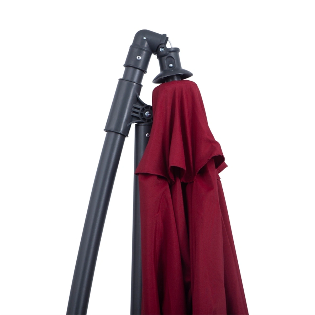 9FT Outdoor Beach Umbrella with Tilt Market Umbrella UV Protection Portable Patio Garden Canopy view 3