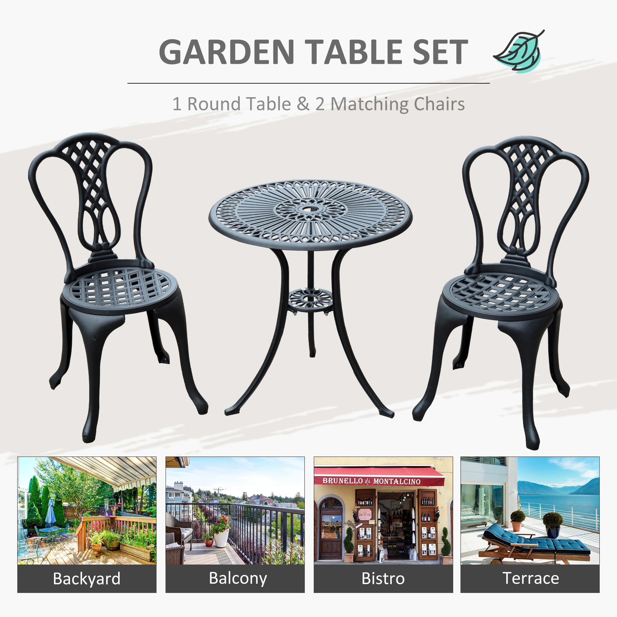 Outdoor Rocking Chair Garden Patio Furniture Resin Wicker Seat view 2