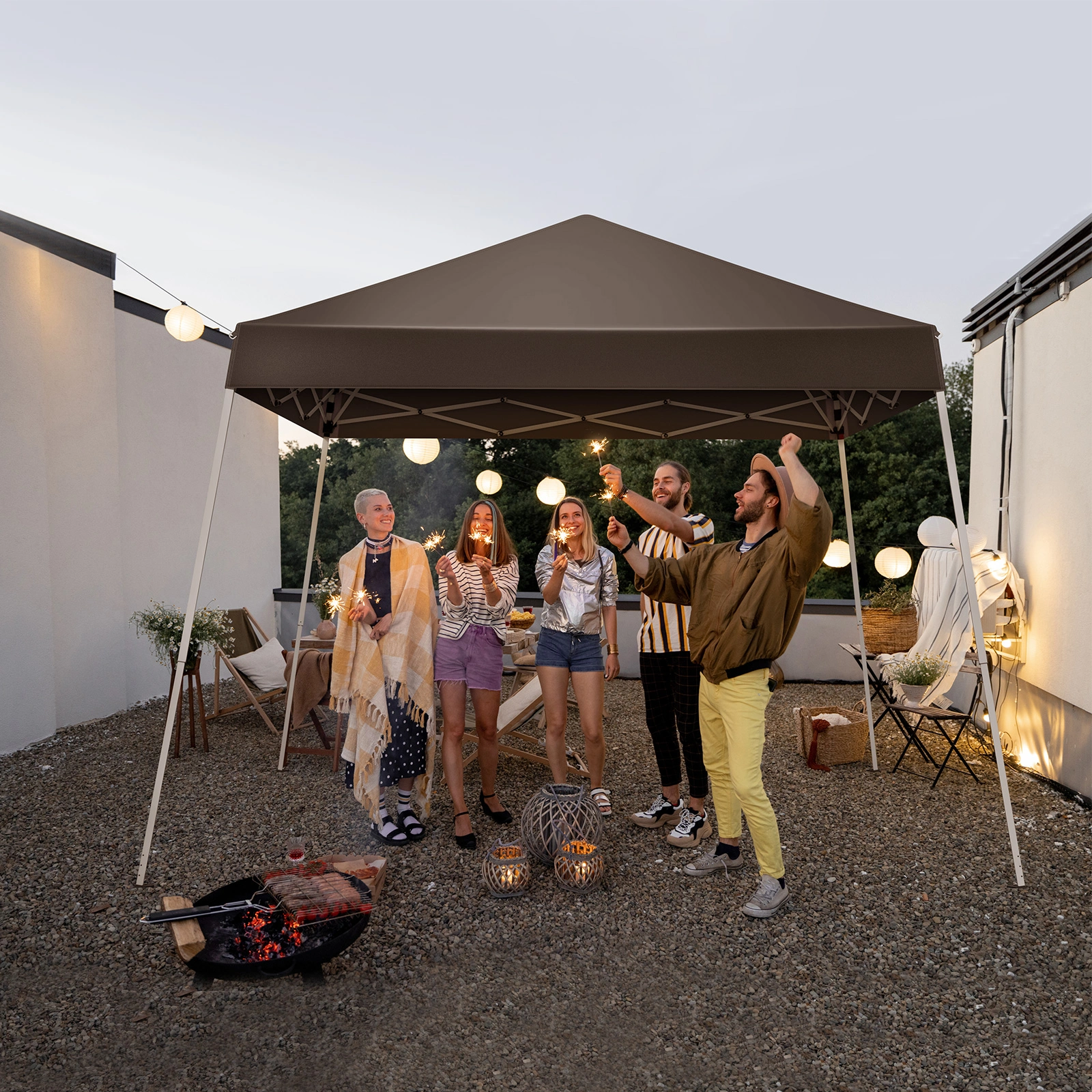8X8ft outdoor canopy view 13