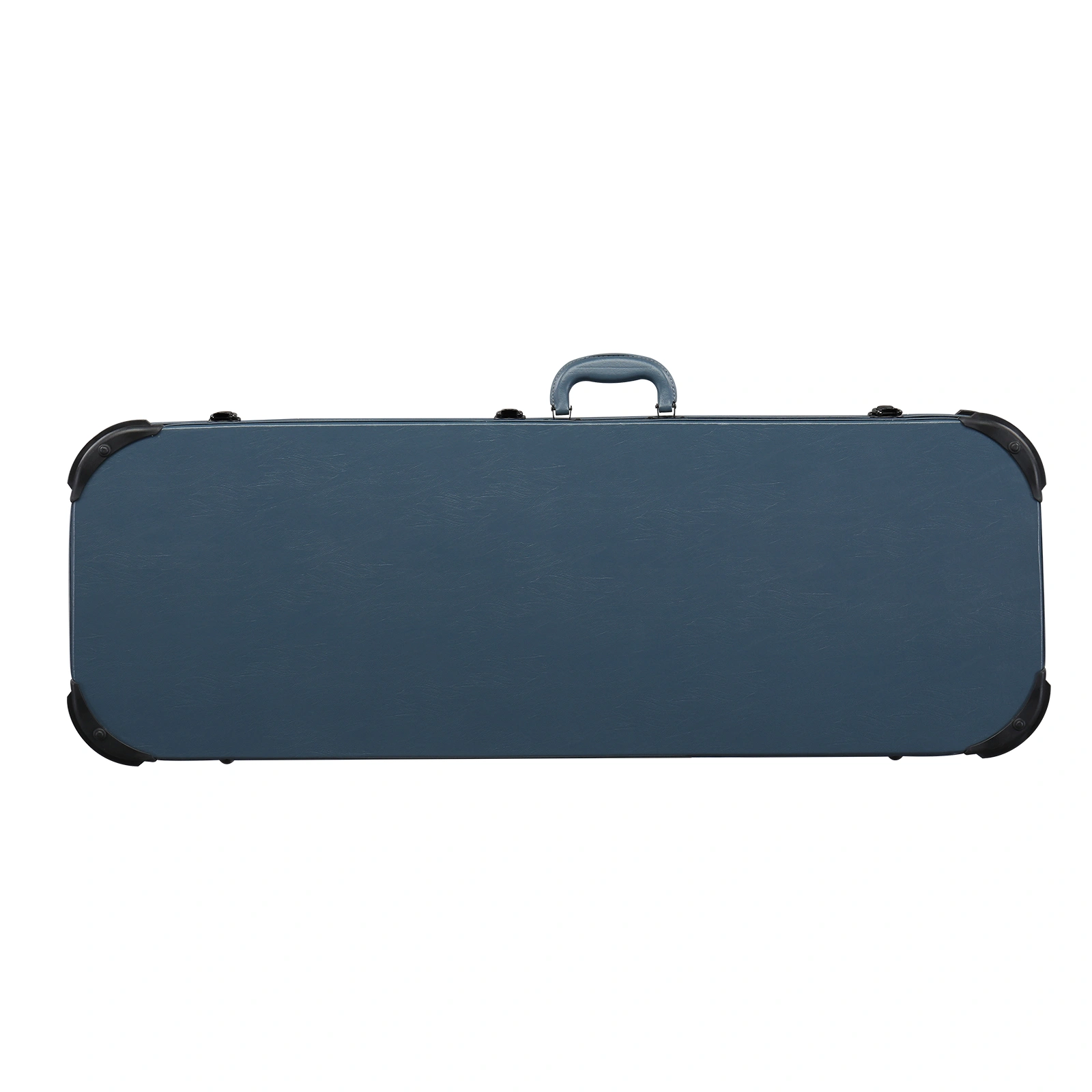 Blue Electric Guitar Hard Case Square PU with Protective Sleeve - Fits ST TL Style Burning Fire 170 view 2