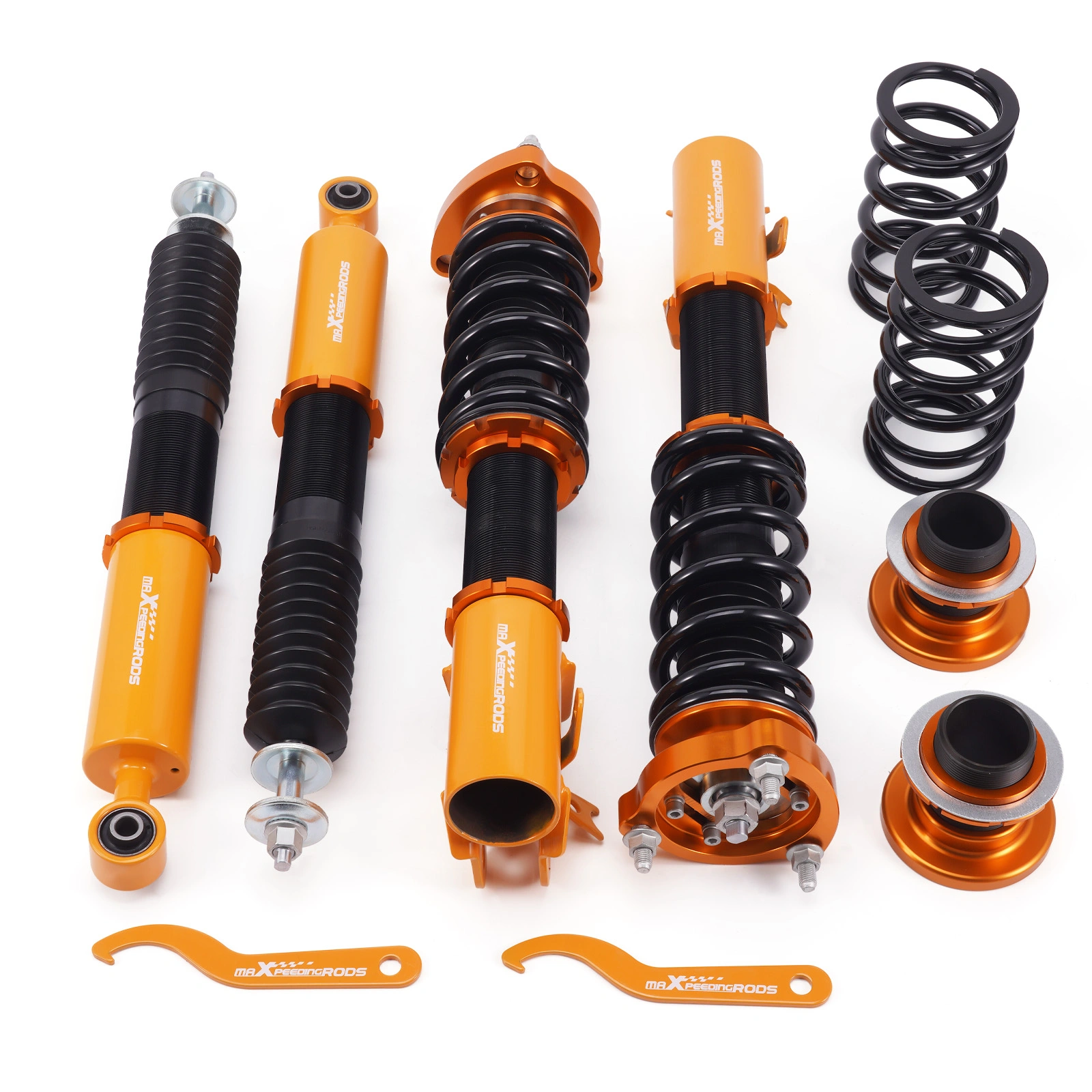 Complete Coilover Kit for Honda Civic 2006-2011 LX EX SI - Adjustable Shock Absorbers w/ Mounts FA5 FG2 FG1