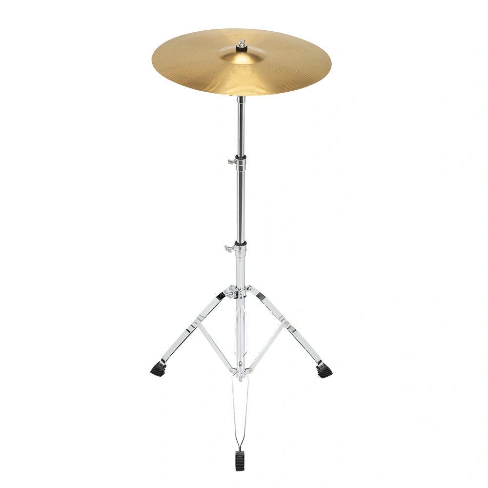 Full Size Adult Drum Set 5-Piece Black with Bass Drum, two Tom Drum, Snare Drum, Floor Tom, 16" Ride Cymbal, 14" Hi-hat Cymbals, Stool, Drum Pedal, Sticks view 16