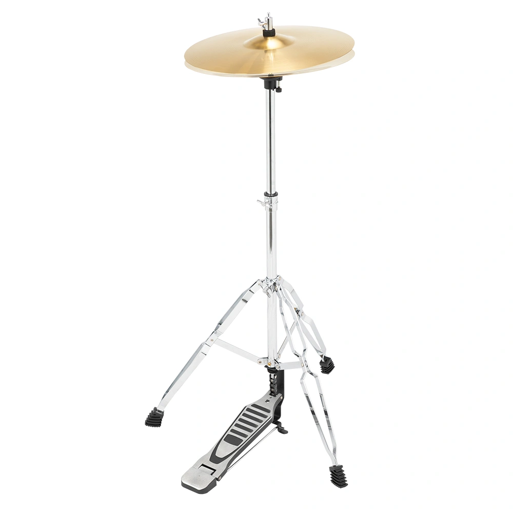 Full Size Adult Drum Set 5-Piece Black with Bass Drum, two Tom Drum, Snare Drum, Floor Tom, 16" Ride Cymbal, 14" Hi-hat Cymbals, Stool, Drum Pedal, Sticks view 18