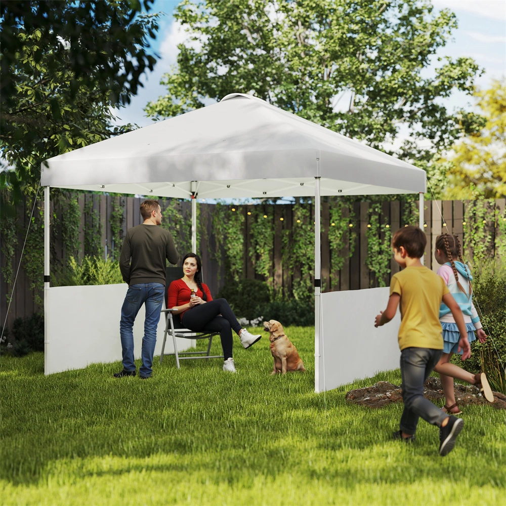 Outdoor Party Tent Canopy 10x10 ft Pop Up Gazebo with Sides, Waterproof Event Tent for Garden Wedding Backyard Patio Commercial Use **Final Title:** view 2