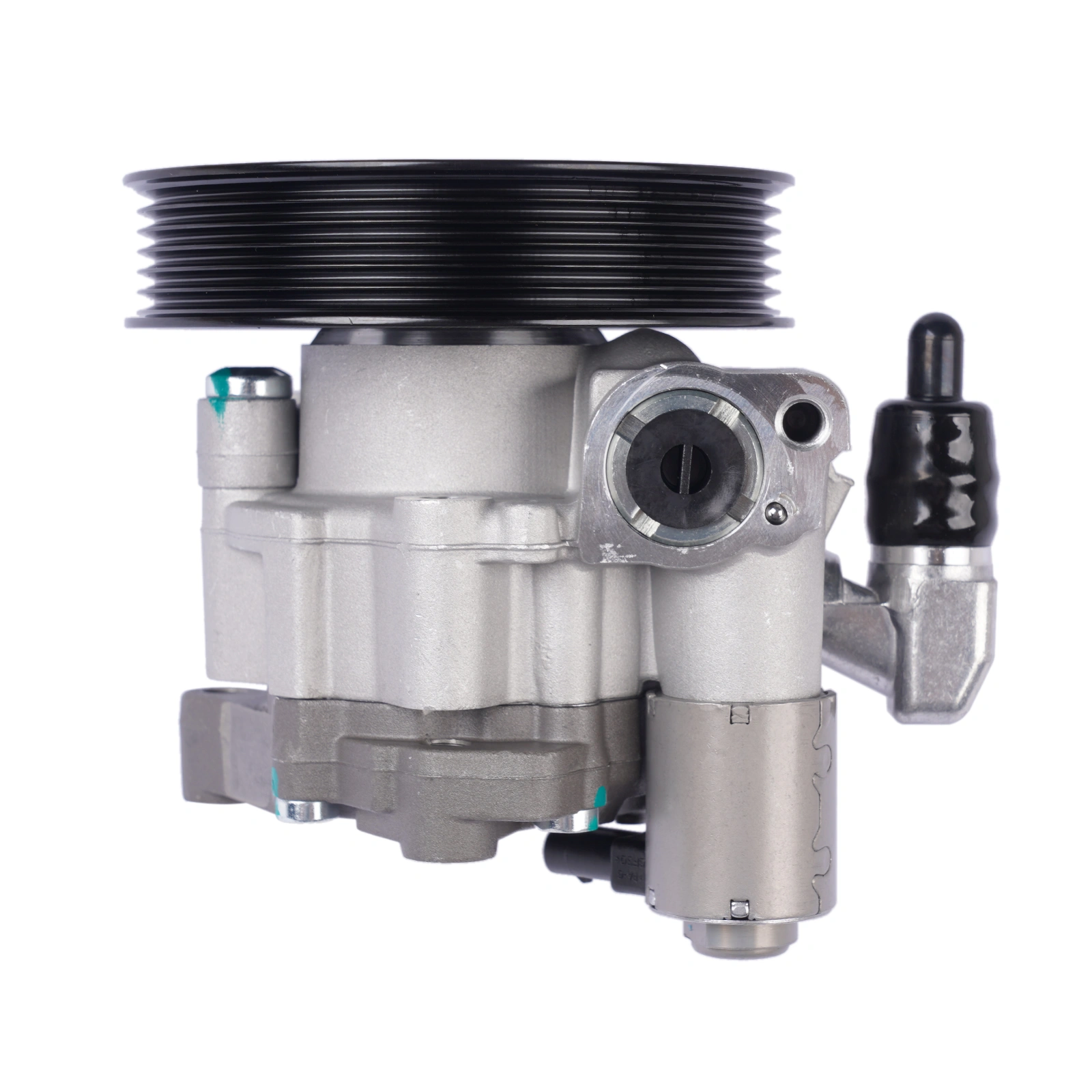 Front Power Steering Pump Fits for Mercedes-Benz E350 3.5L V6 E550 5.5L V8 2010-2011 Sedan 4-Door Silver 1Pc view 4
