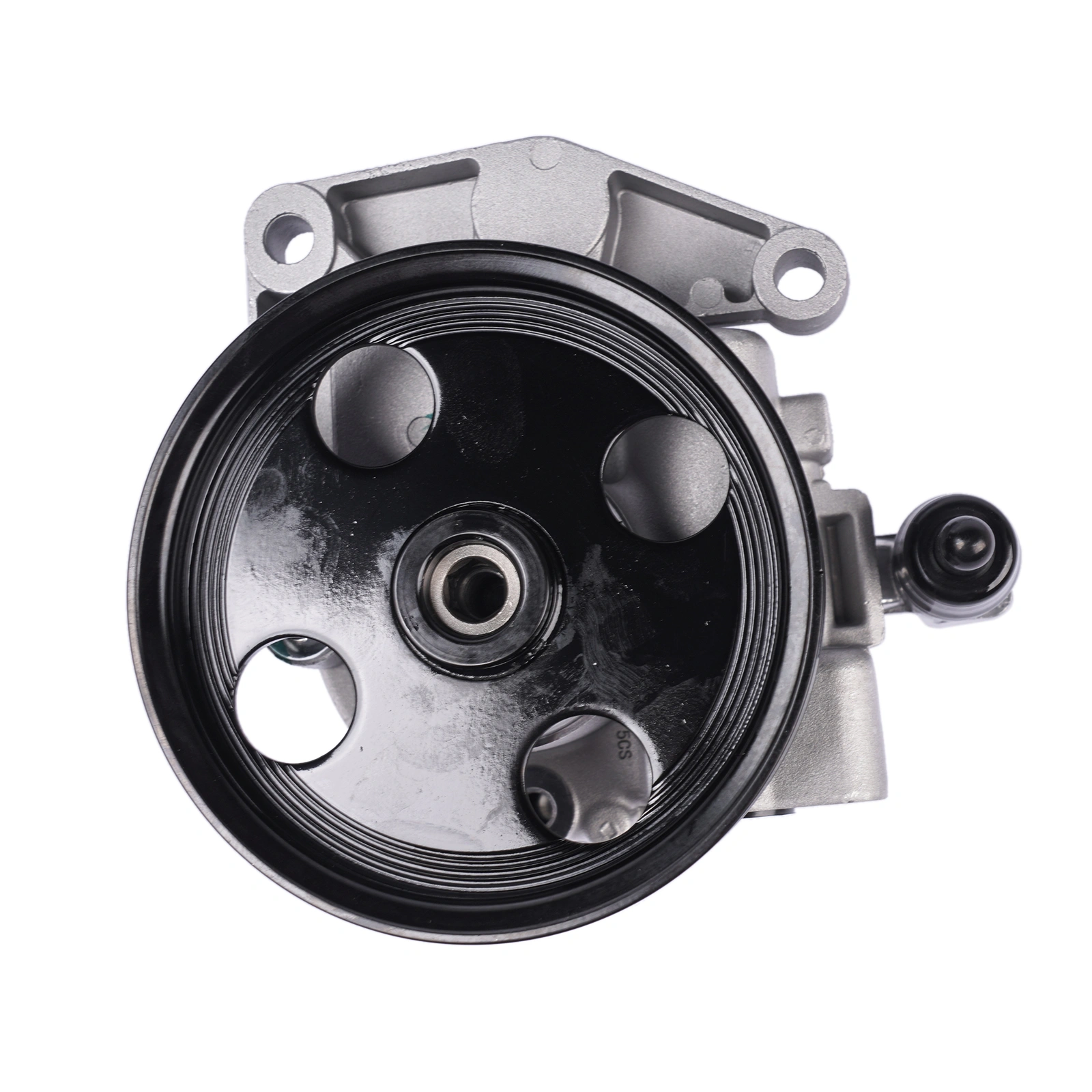 Front Power Steering Pump Fits for Mercedes-Benz E350 3.5L V6 E550 5.5L V8 2010-2011 Sedan 4-Door Silver 1Pc view 5