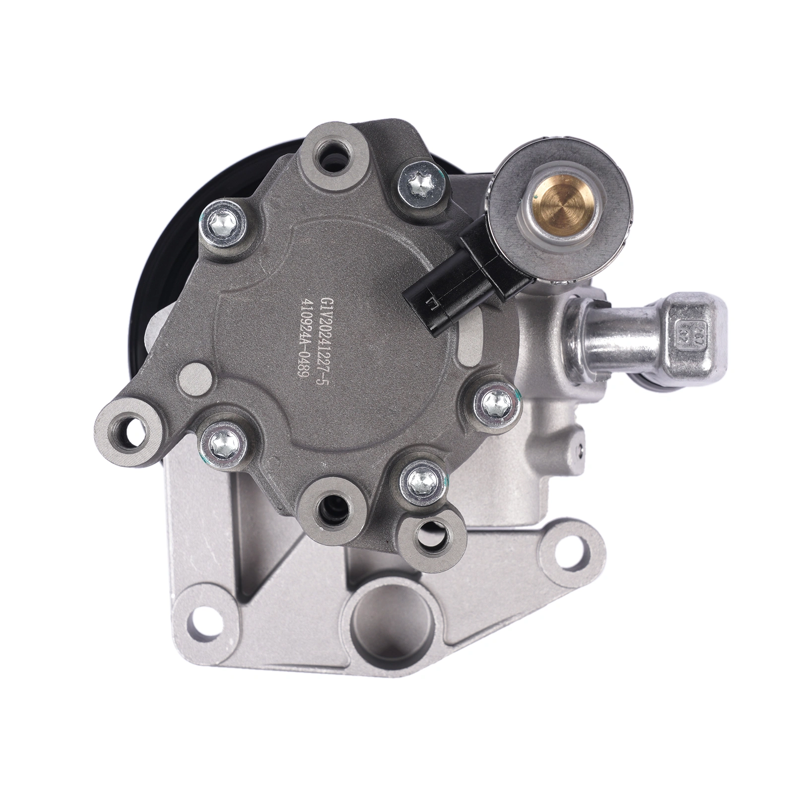 Front Power Steering Pump Fits for Mercedes-Benz E350 3.5L V6 E550 5.5L V8 2010-2011 Sedan 4-Door Silver 1Pc view 6