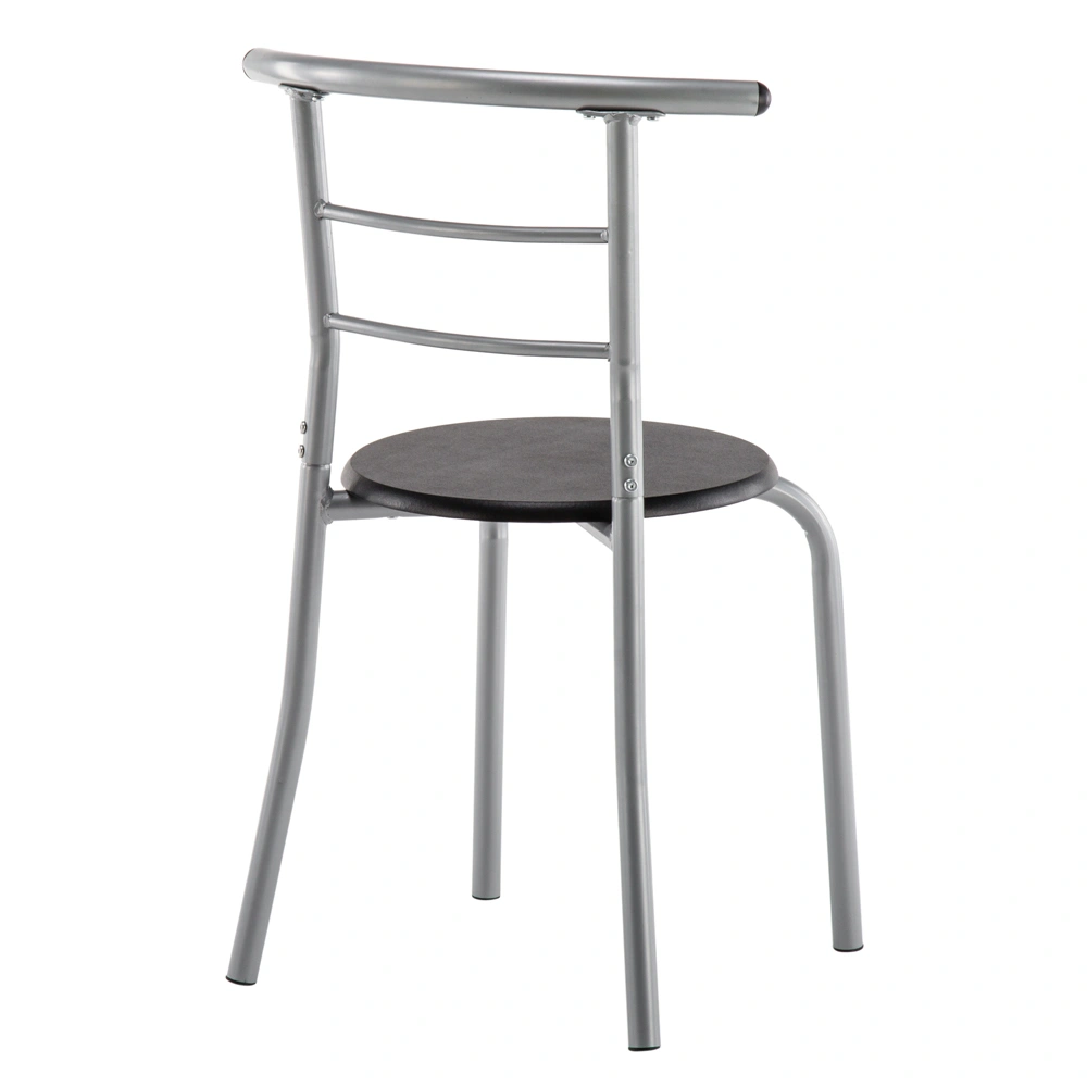 PVC Breakfast Table (One Table and Two Chairs) Black view 12