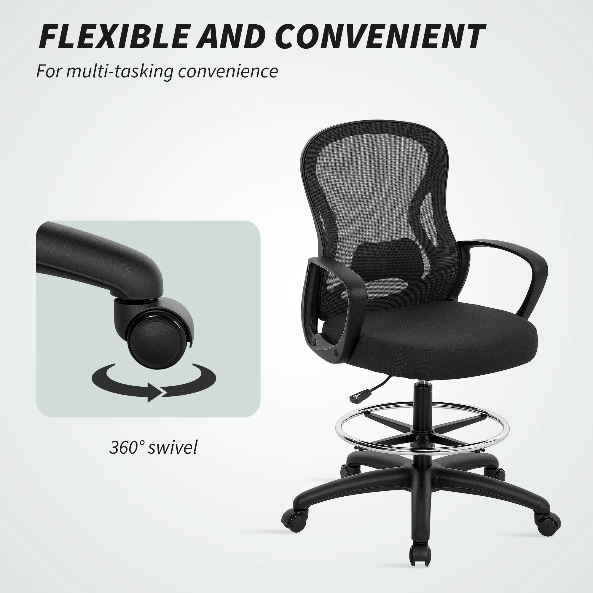 Power Riser Recliner Chair, Electric Lift Reclining Chair with Heat & Massage, Padded Arms, Large Seat for Living Room view 2