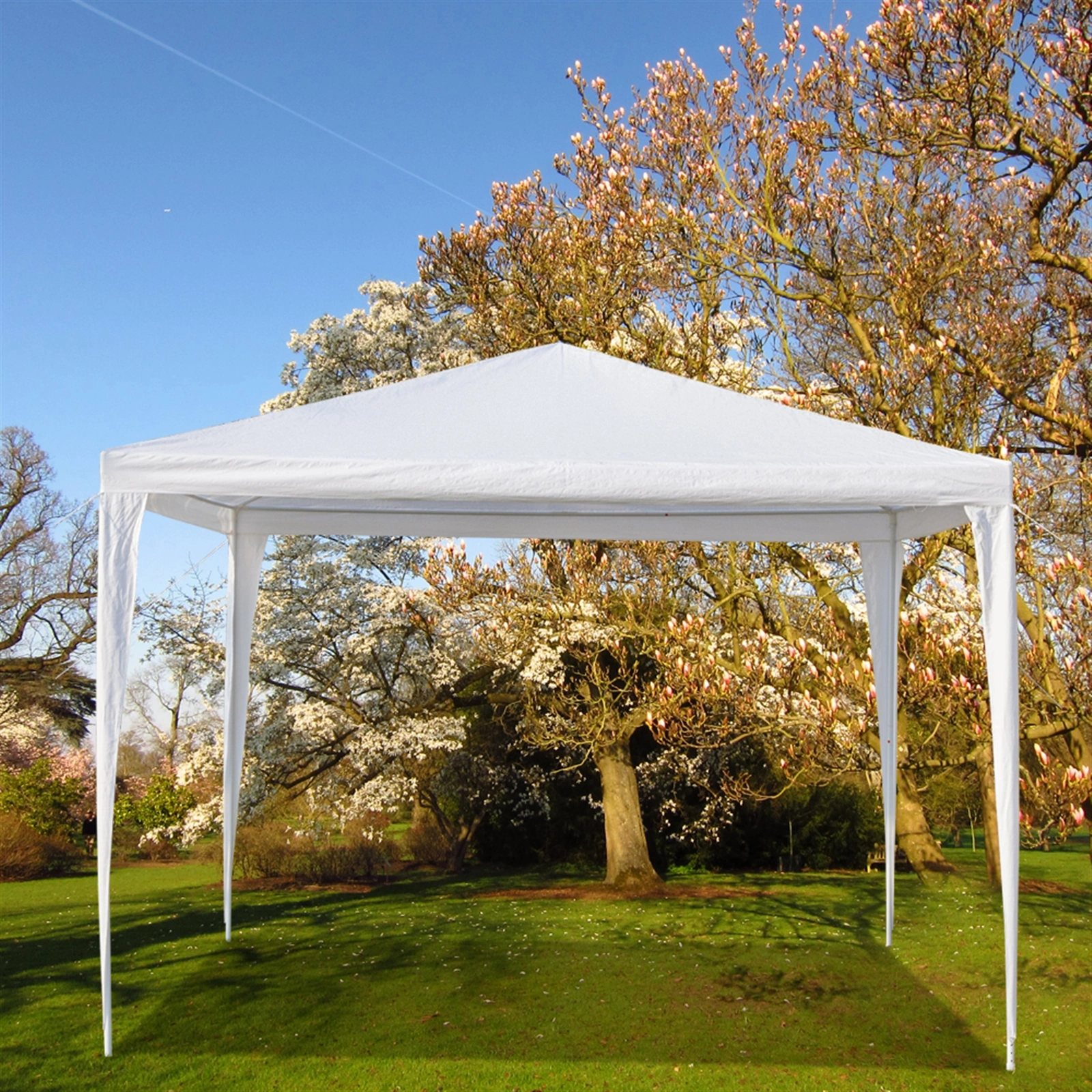 3 x 3m Waterproof Tent with Spiral Tubes White view 10