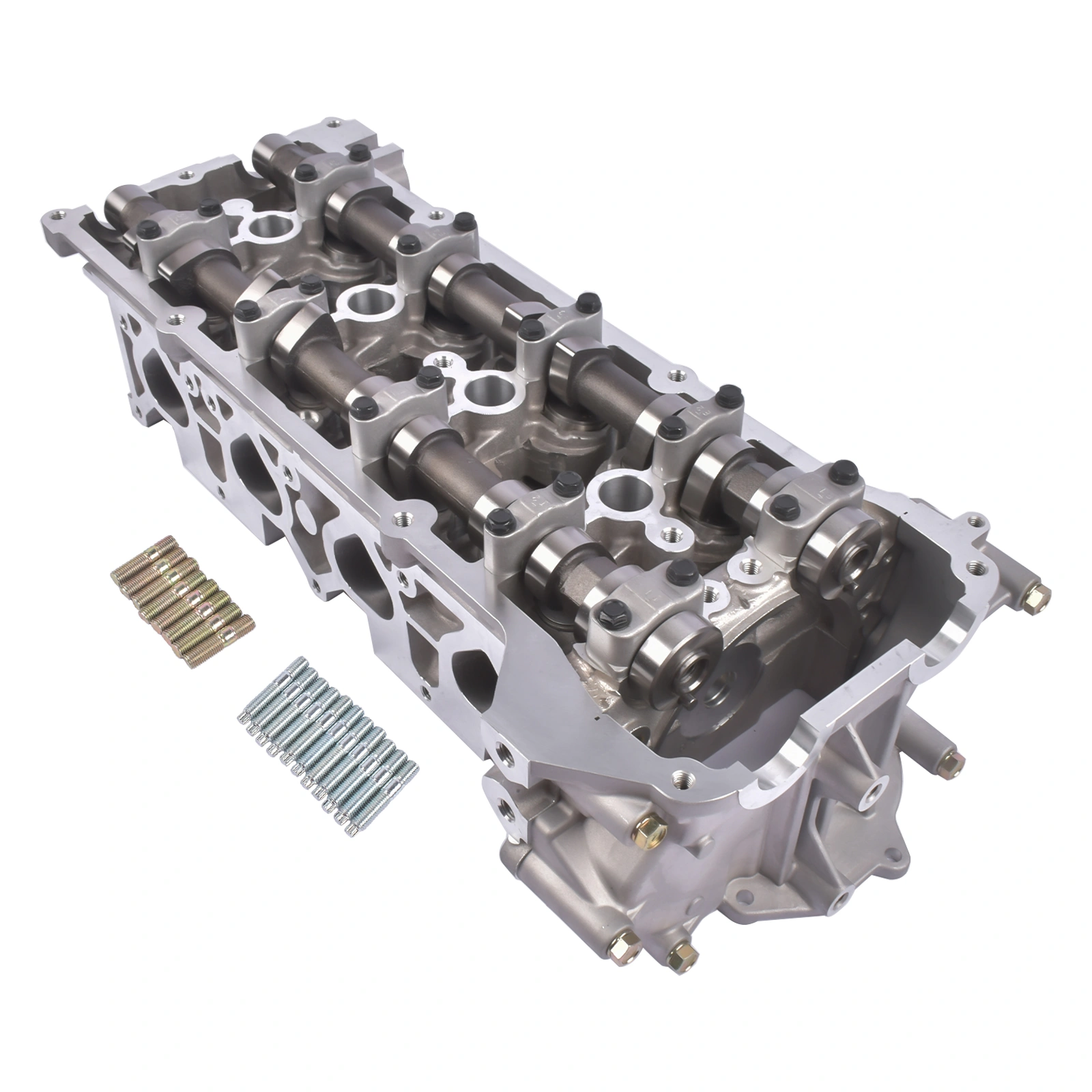 Engine Cylinder Head Assembly Fits Select: 1991-2004 2006-2007 Nissan 240SX Frontier Coupe Pickup Silver 1Pc view 2