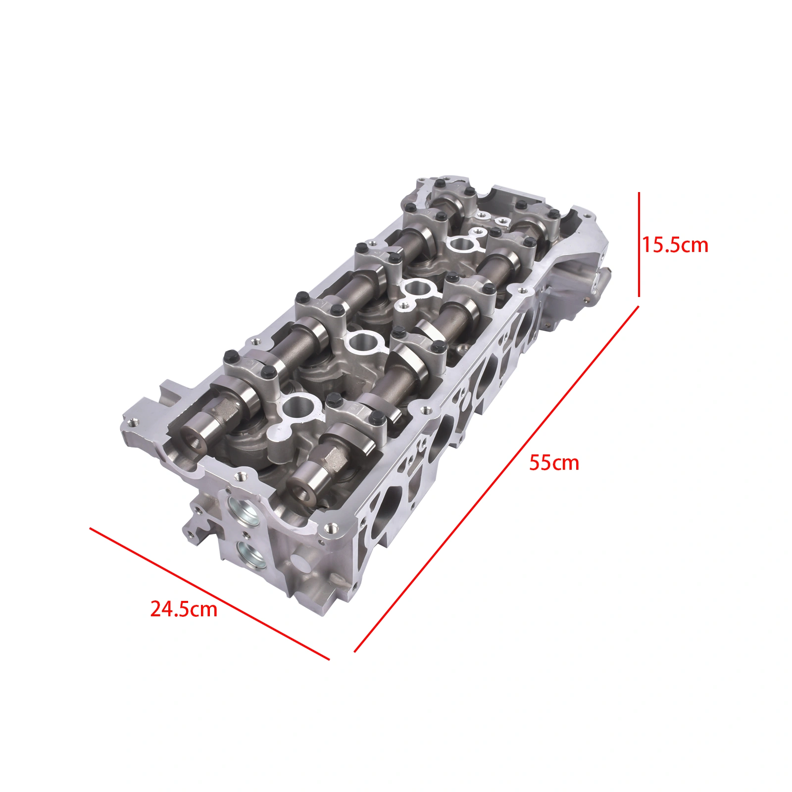 Engine Cylinder Head Assembly Fits Select: 1991-2004 2006-2007 Nissan 240SX Frontier Coupe Pickup Silver 1Pc view 5