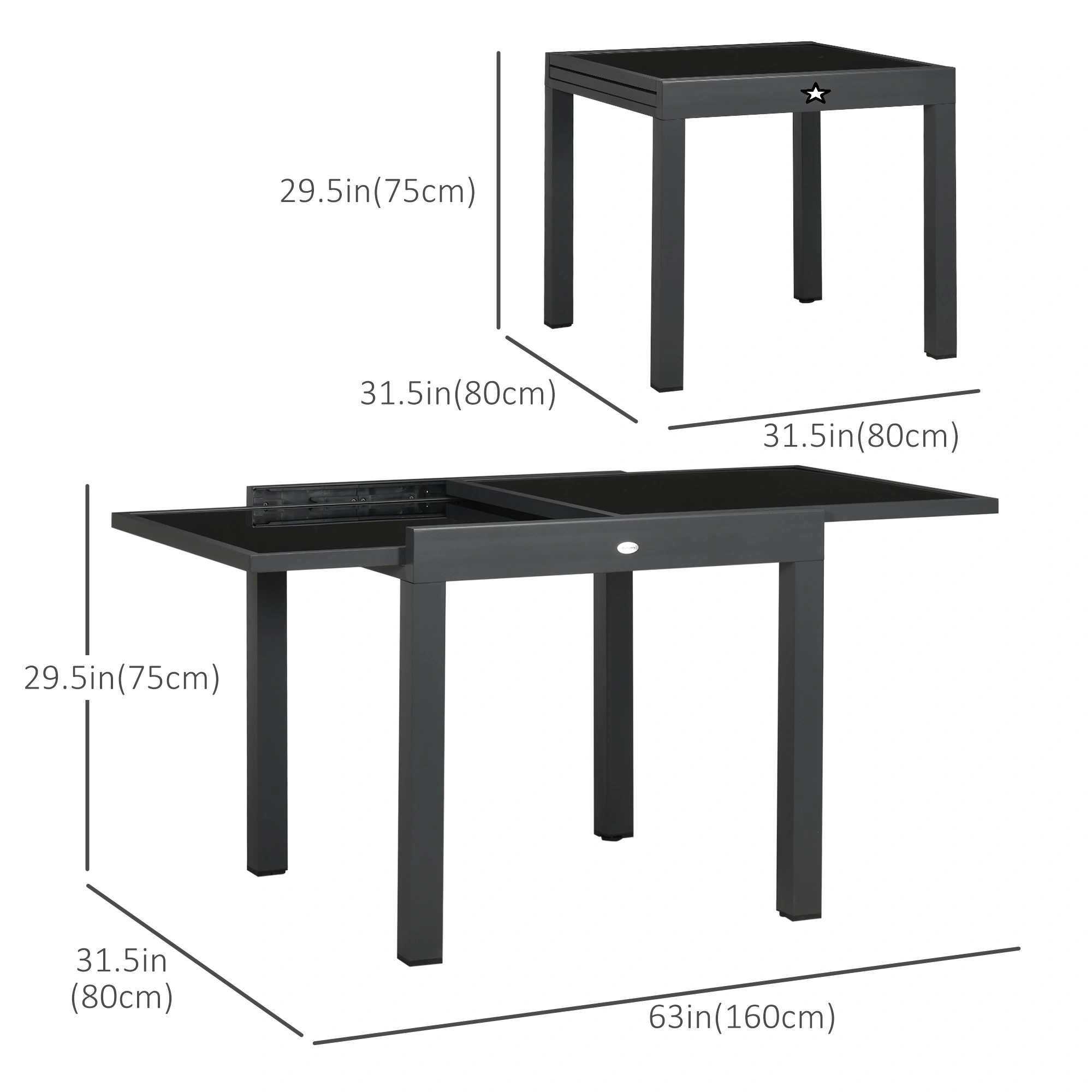 Portable Folding Camping Table with Built-in Sink, Collapsible Outdoor Picnic Table with Faucet, Stainless Steel Basin, Portable Dining Table for RV, Camping, Hiking view 3