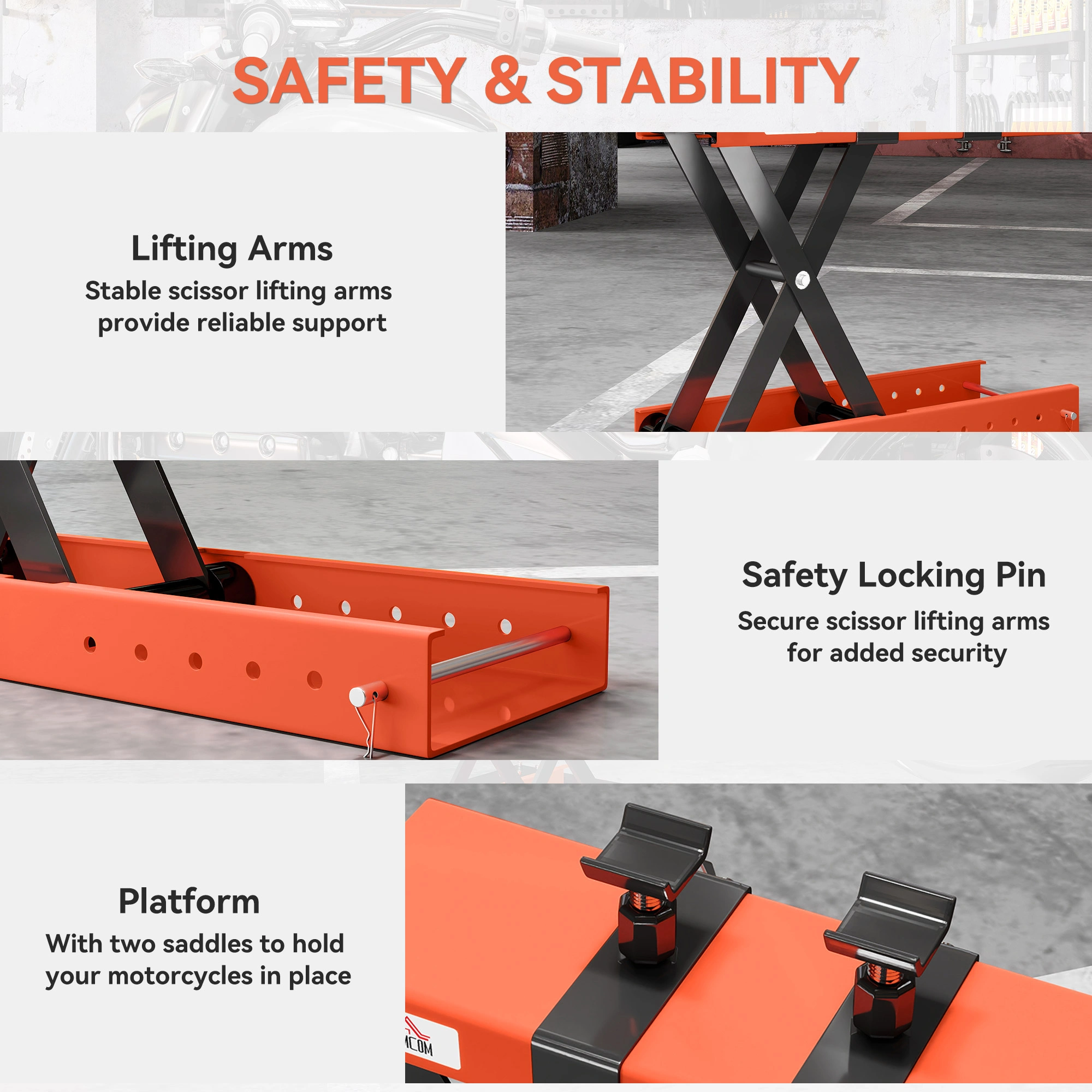 Heavy Duty Car Jack, 3 Ton Low Profile Hydraulic Floor Jack, Fast Lifting Mechanism for Home Garage Use view 3