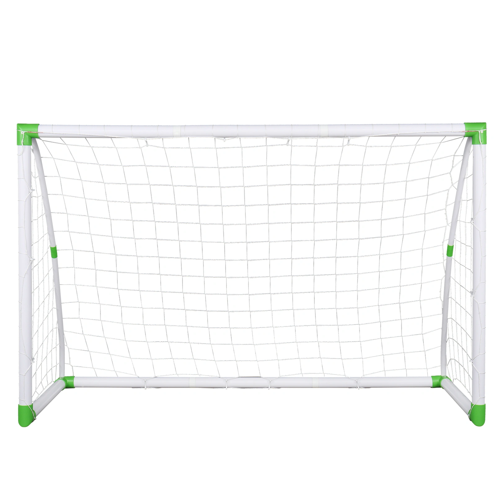 6' x 4' Soccer Goal Training Set with Net Buckles Ground Nail Football Sports
