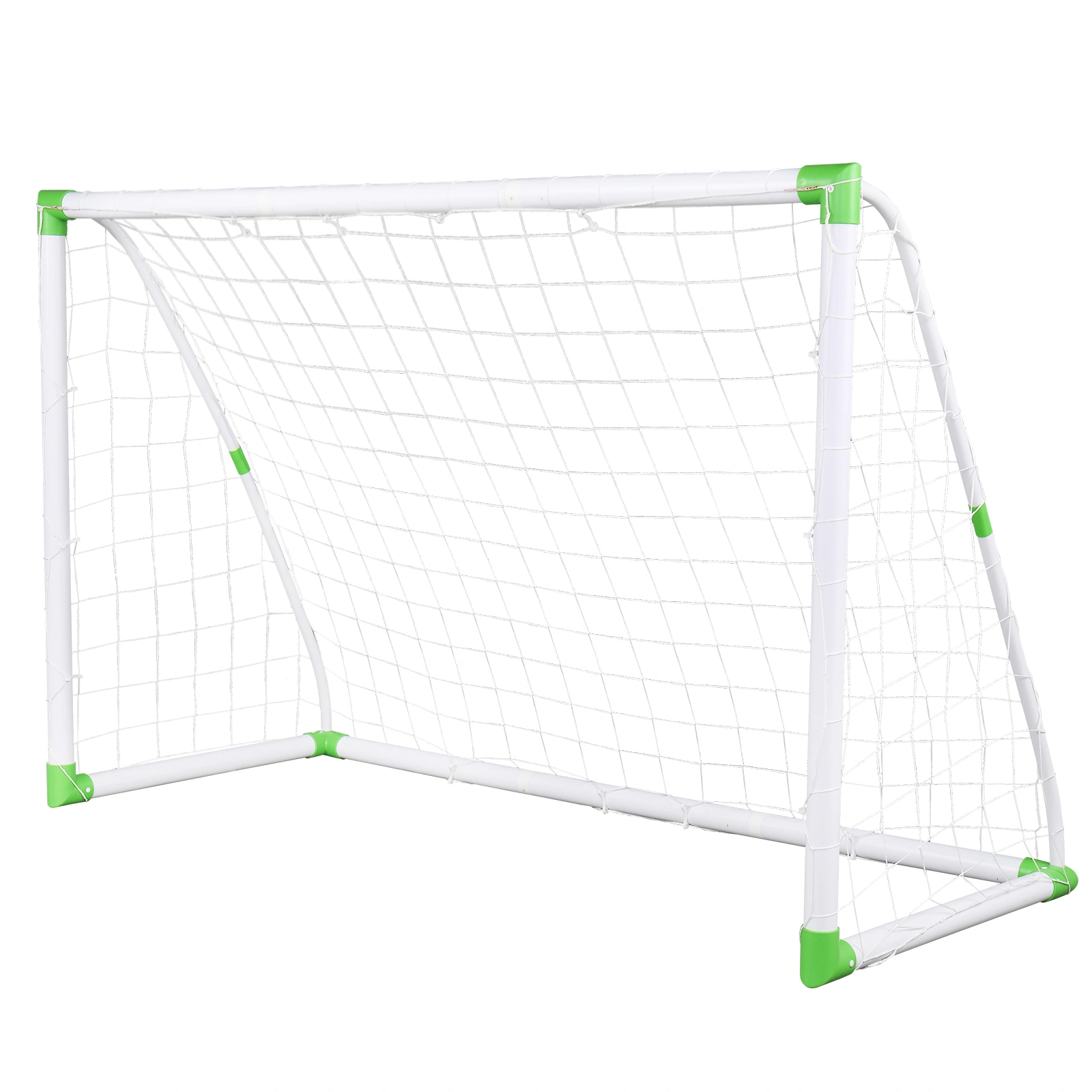 6' x 4' Soccer Goal Training Set with Net Buckles Ground Nail Football Sports view 2