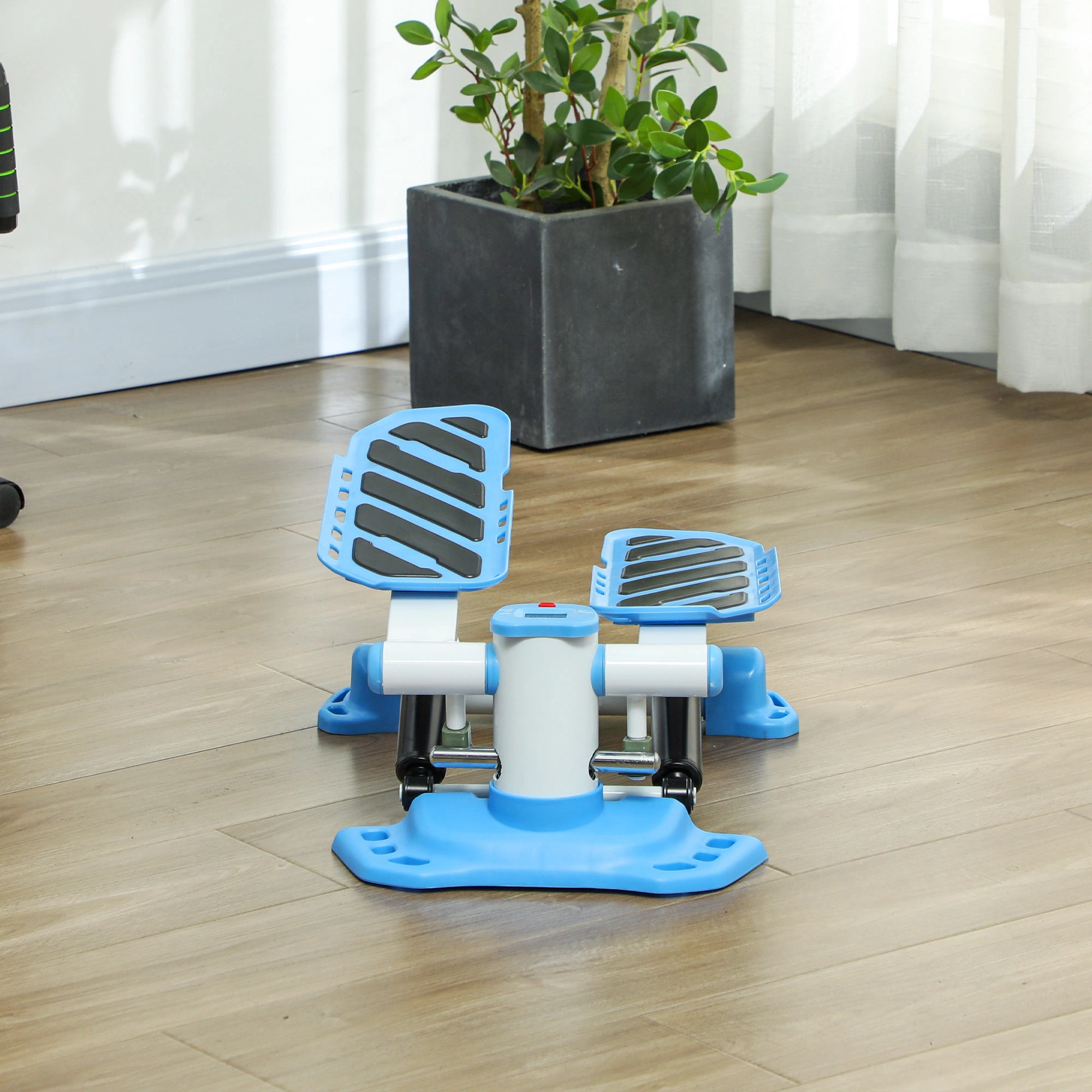 Compact Aerobic Exercise Stepper with Resistance Bands, Step Machine for Home Workout, Cardio Fitness Stepper view 3