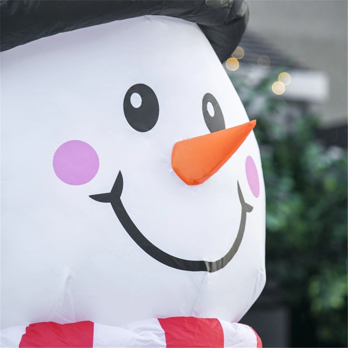 3FT Christmas Snowman Indoor Outdoor Decor LED Lighted Snowman Figurine Statue view 2
