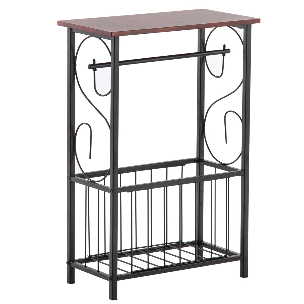 Multifunctional Indoor Side Table, Portable Bathroom vanity Table, Compact Coffee Table for Living Room Bedroom