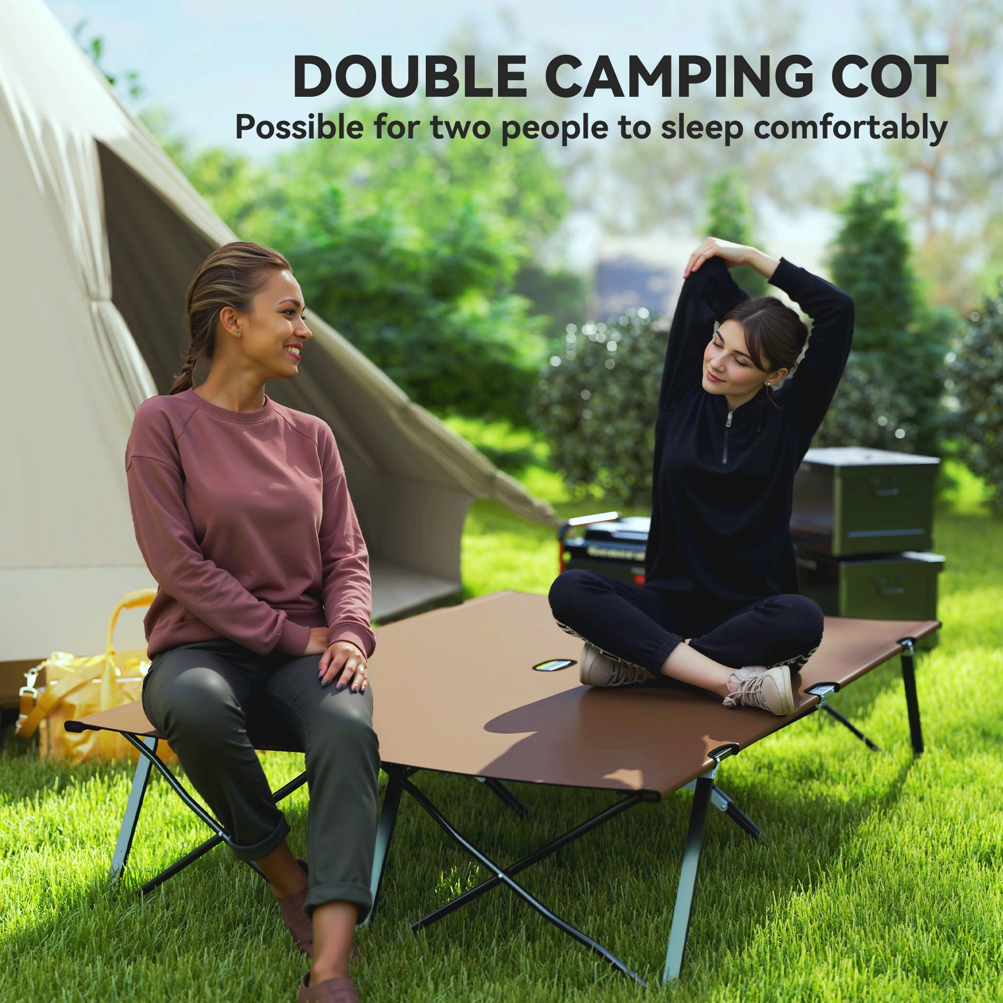 Portable Folding Camping Chairs Outdoor Beach Chairs with Carry Bag Lightweight Sturdy Frame for Hiking view 3