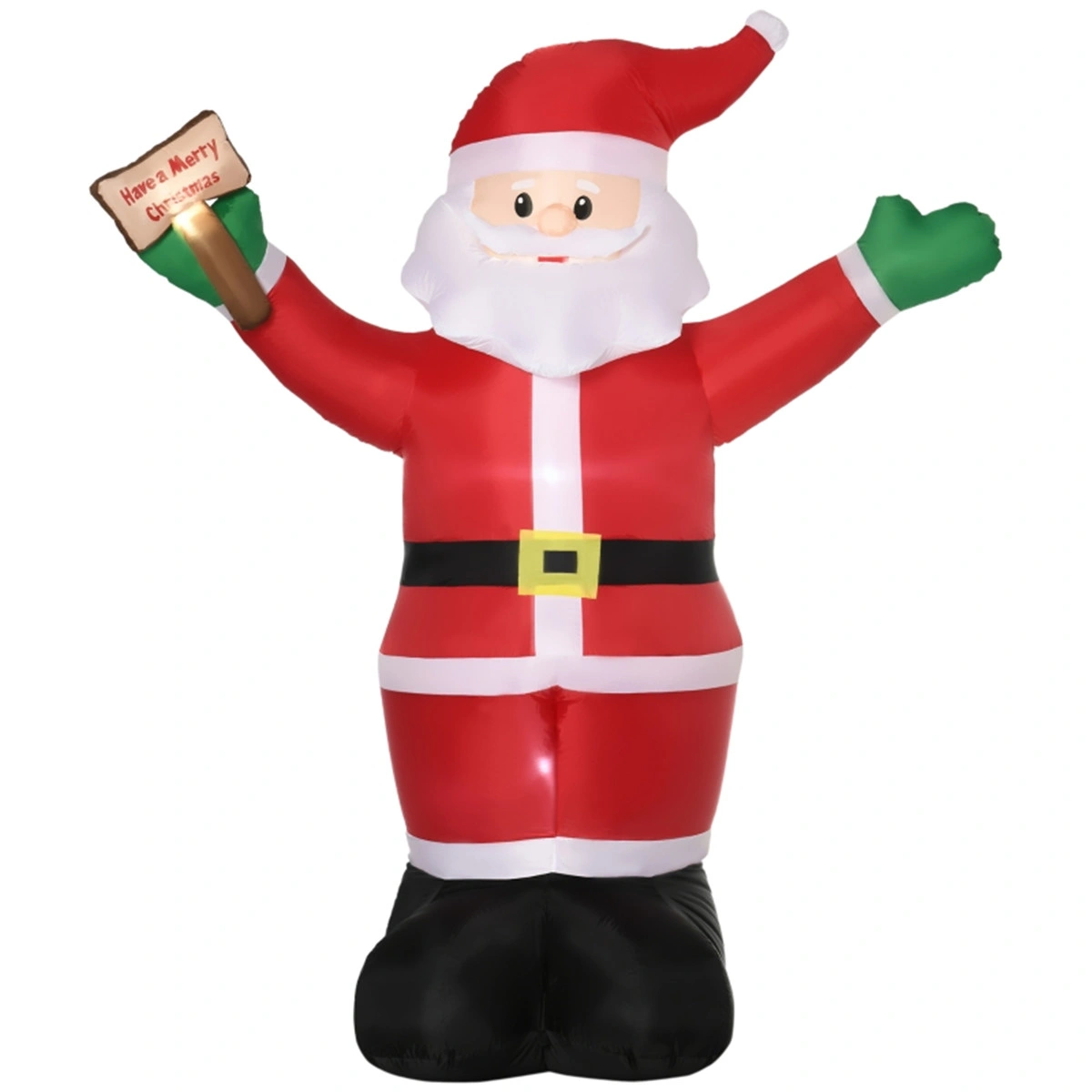 Christmas Snowman Figure - 8 Inch Festive Snowman with Scarf Hat - Indoor Outdoor Winter Holiday Decor