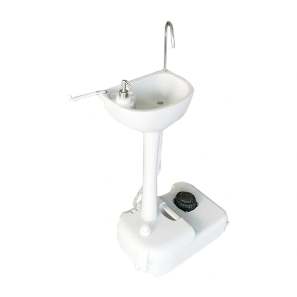 CHH-7701 Portable Removable Outdoor Wash Basin, White view 2