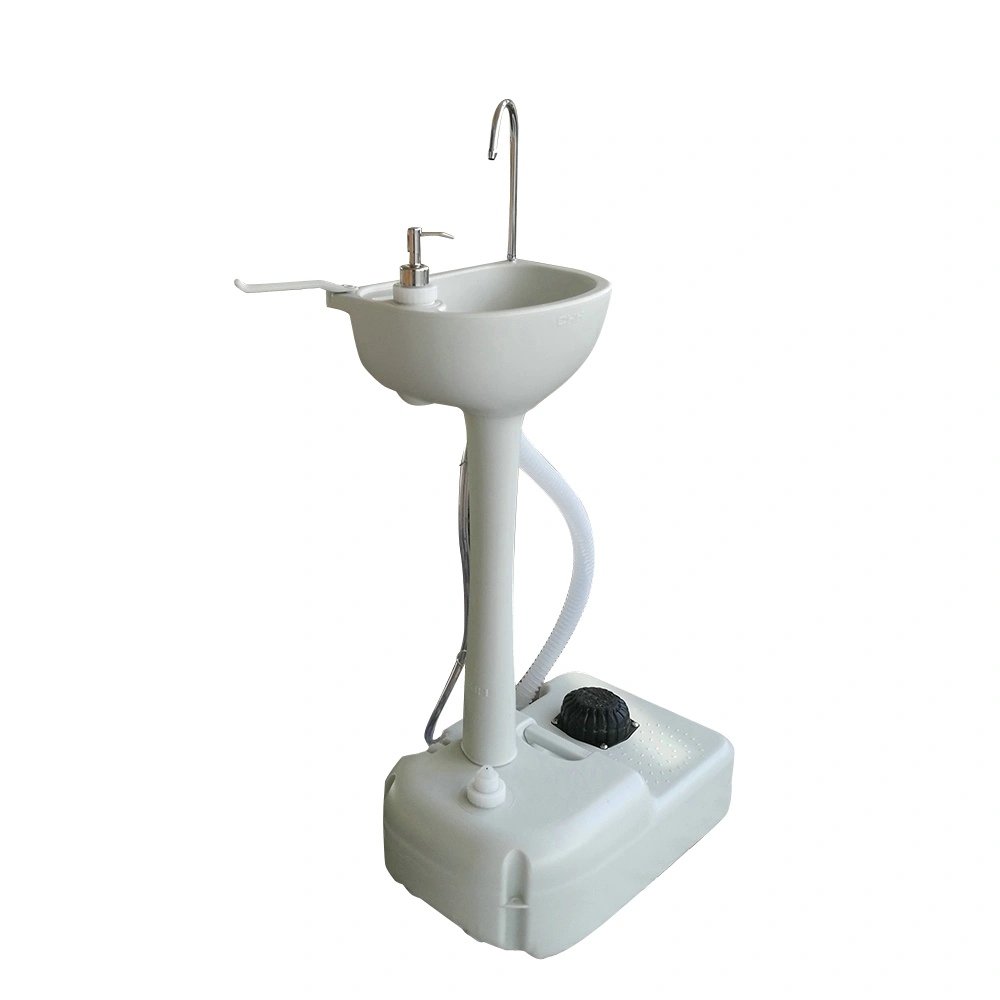 CHH-7701 Portable Removable Outdoor Wash Basin, White view 3