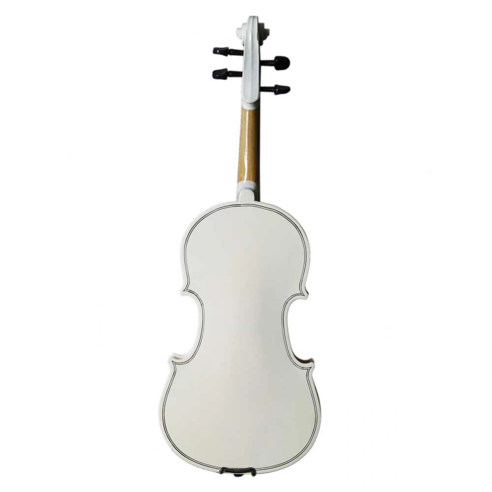 4/4 Full Size Acoustic Violin Complete Kit with Hard Case Bow Rosin White Finish view 7