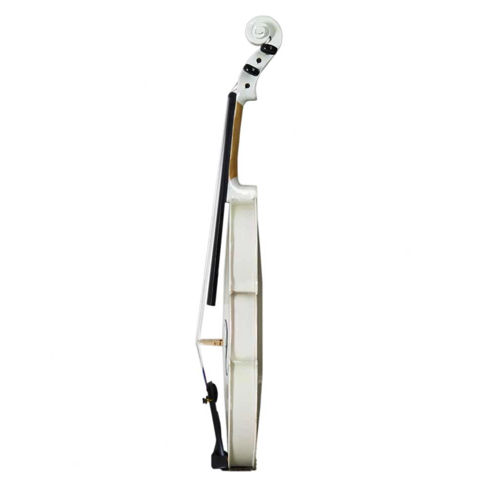 4/4 Full Size Acoustic Violin Complete Kit with Hard Case Bow Rosin White Finish view 9