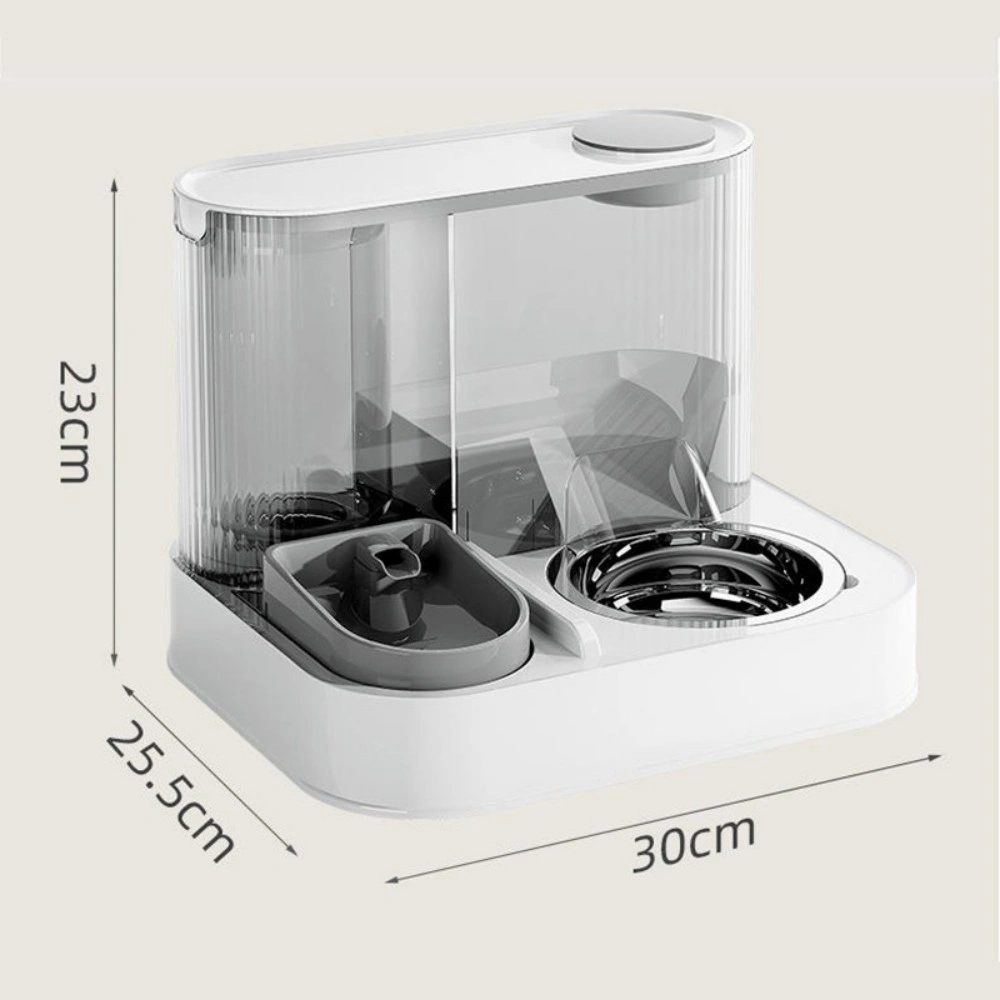 2 in 1 Automatic Pet Feeder & Water Dispenser for Cats Dogs - Dry Wet Food Feeder view 4
