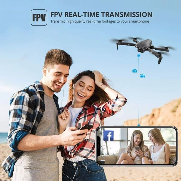 V13 RC Drone 6K HD Dual Camera WiFi FPV Foldable Quadcopter Camera Drone,2 Battery.Logistics is randomly sent by GOFO/UPS/USPS/FEDEX/UNI view 9