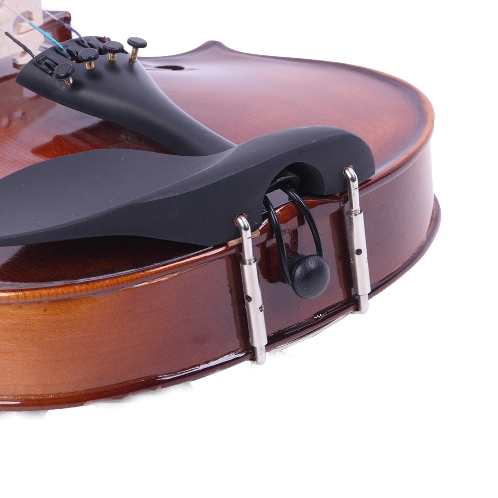 GV201 4/4 Classic Solid Wood Violin Case Bow Violin Strings Rosin Shoulder Rest Electronic Tuner view 16