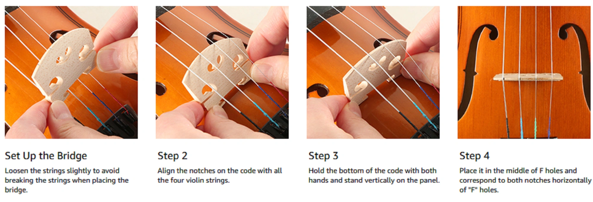 GV201 4/4 Classic Solid Wood Violin Case Bow Violin Strings Rosin Shoulder Rest Electronic Tuner view 19