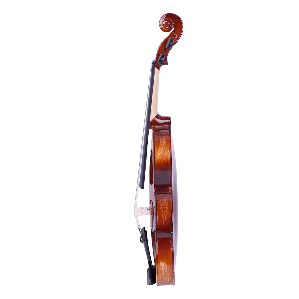 GV201 4/4 Classic Solid Wood Violin Case Bow Violin Strings Rosin Shoulder Rest Electronic Tuner view 3